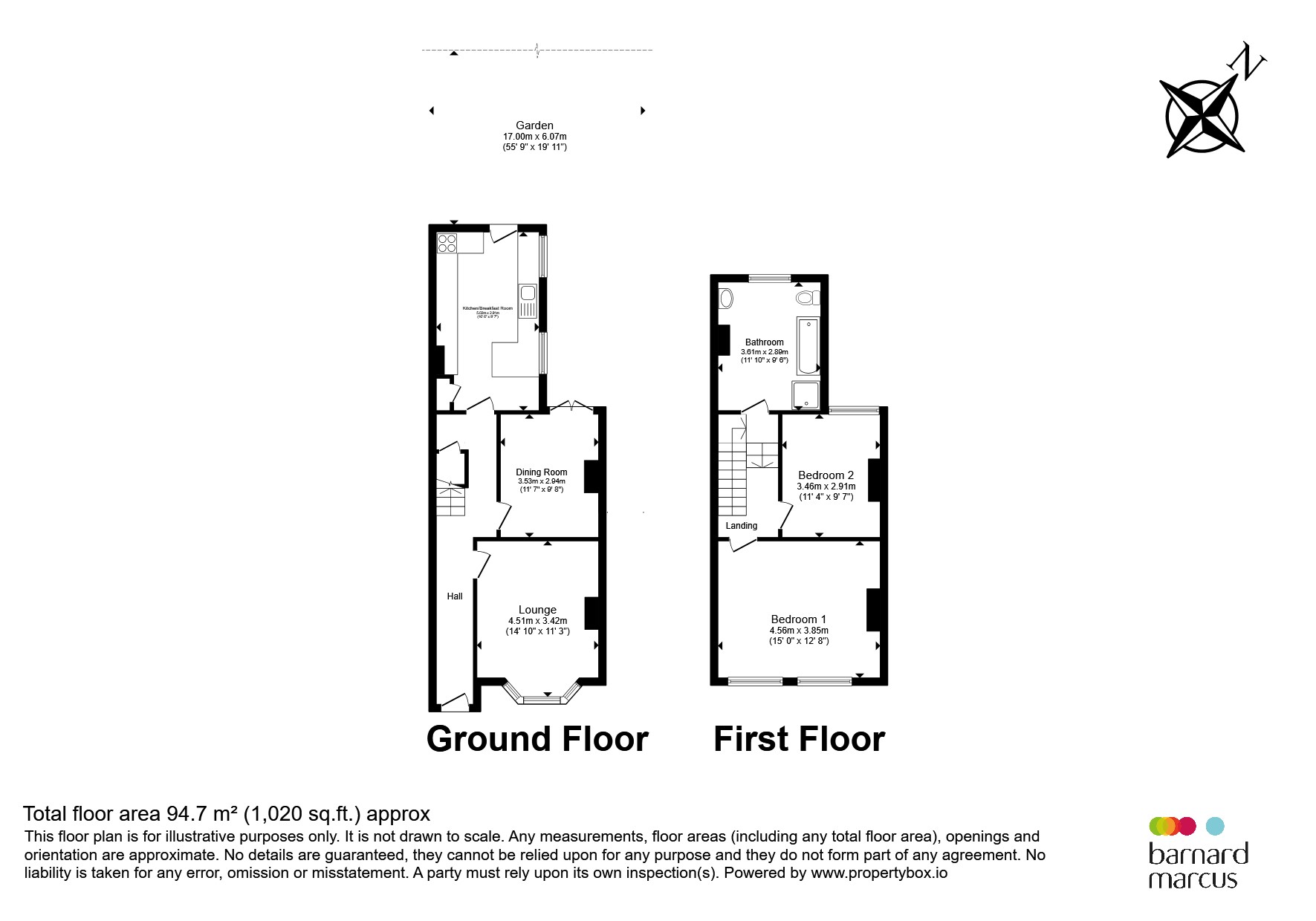 21, Benhill Road, Sutton floorplan