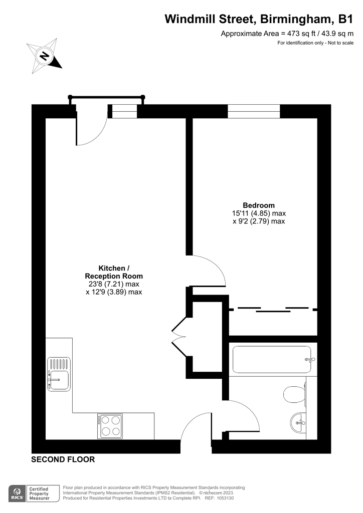 36 Windmill Street, Birmingham floorplan
