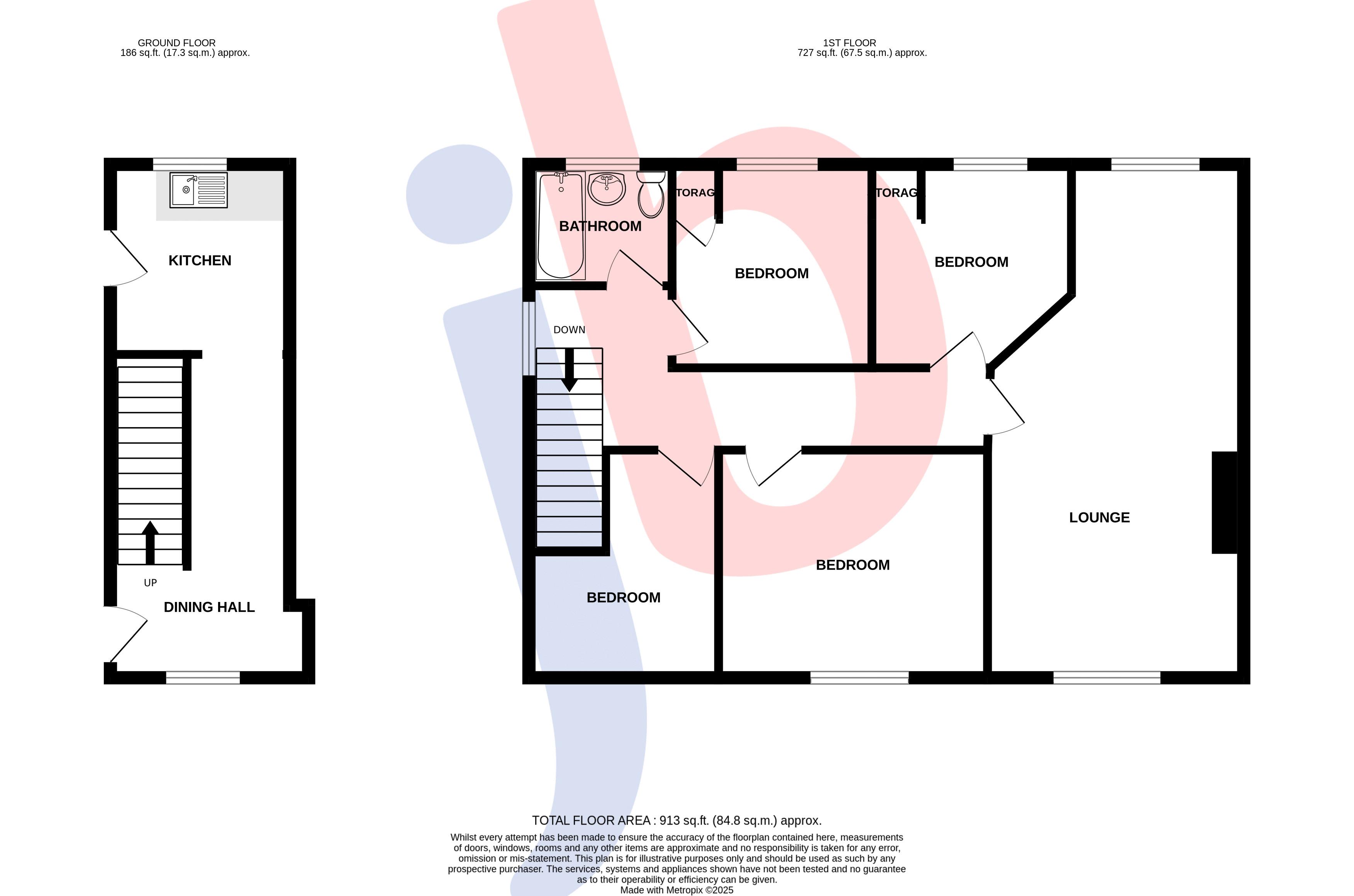 Meering Avenue, Newark floorplan