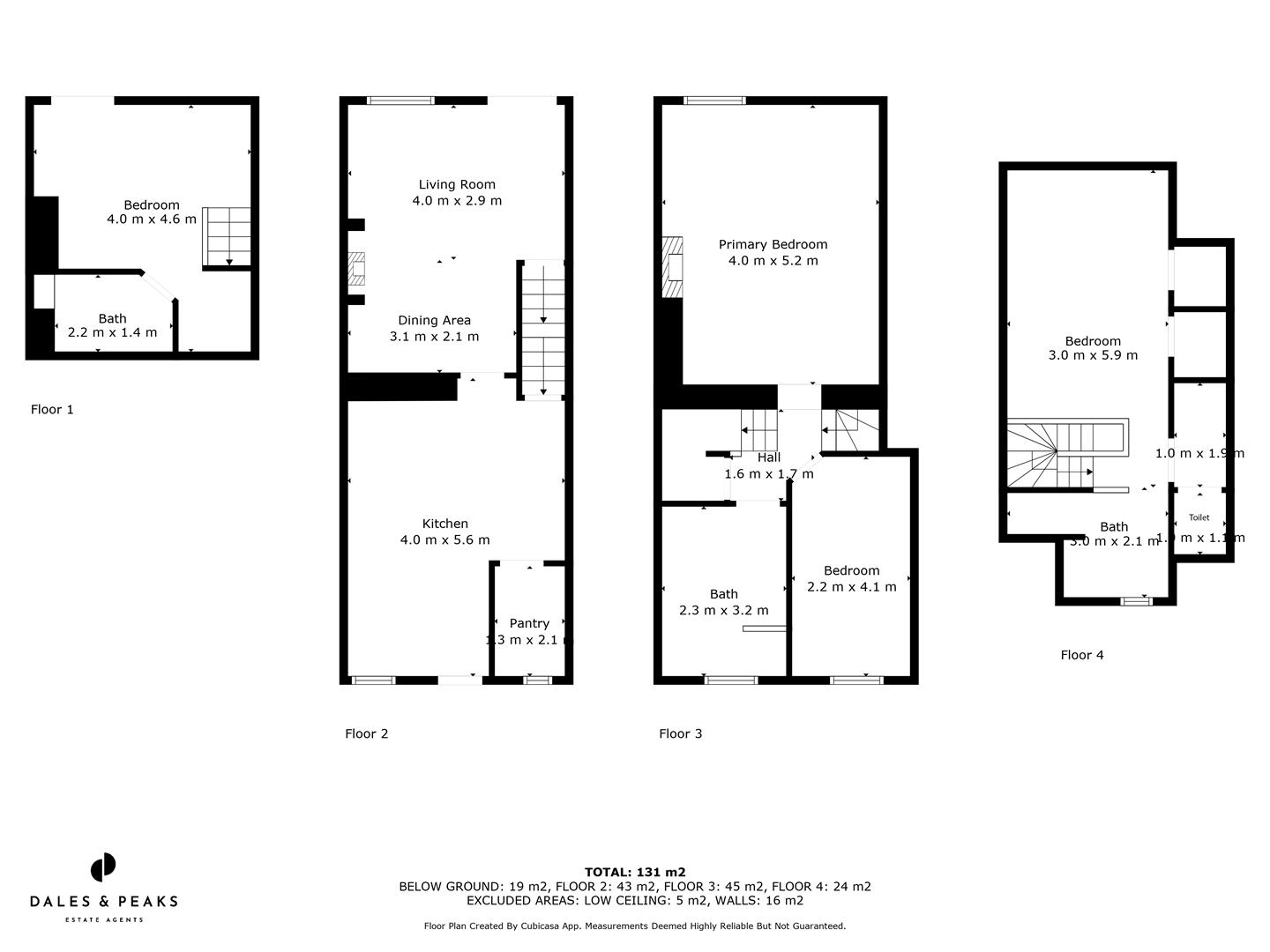 8 Dale Terrace, Buxton floorplan
