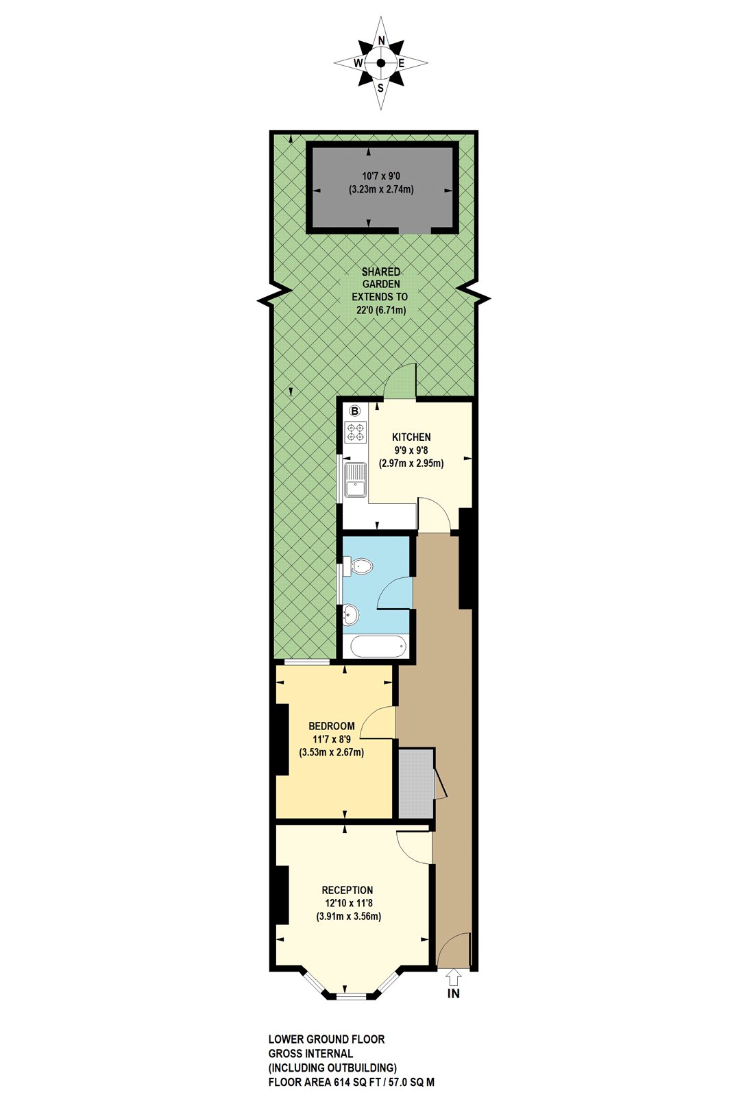 1 Bedrooms Flat to rent in Mabley Street, London E9