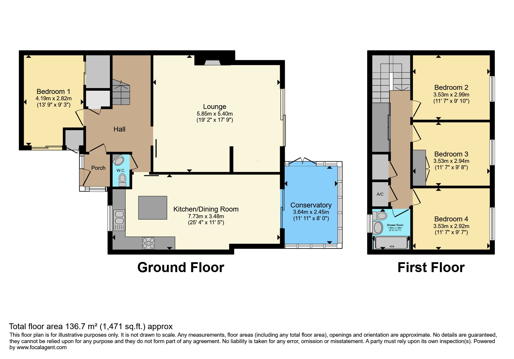 69, Cleatham, Peterborough floorplan