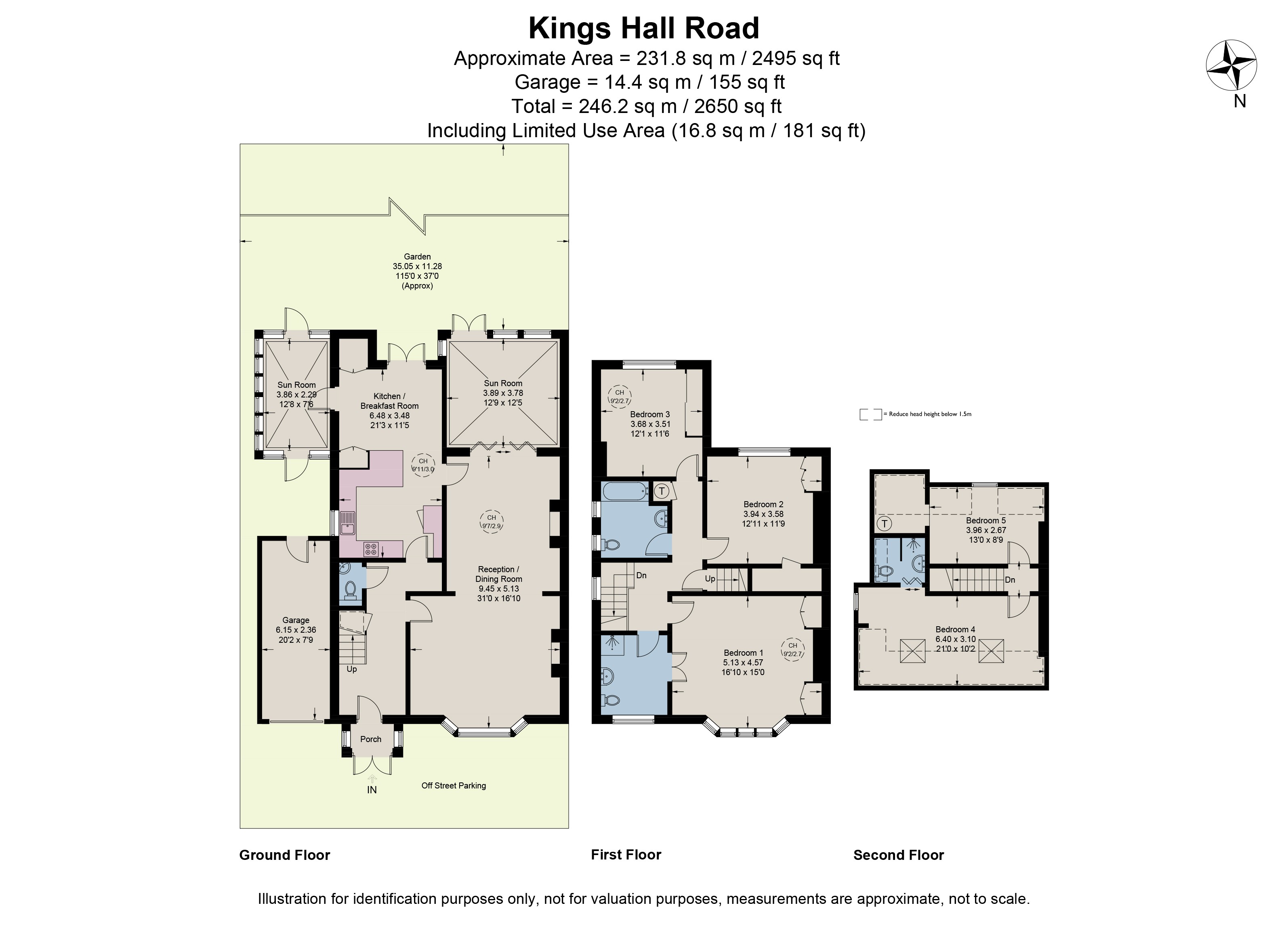 50, Kings Hall Road, Beckenham floorplan