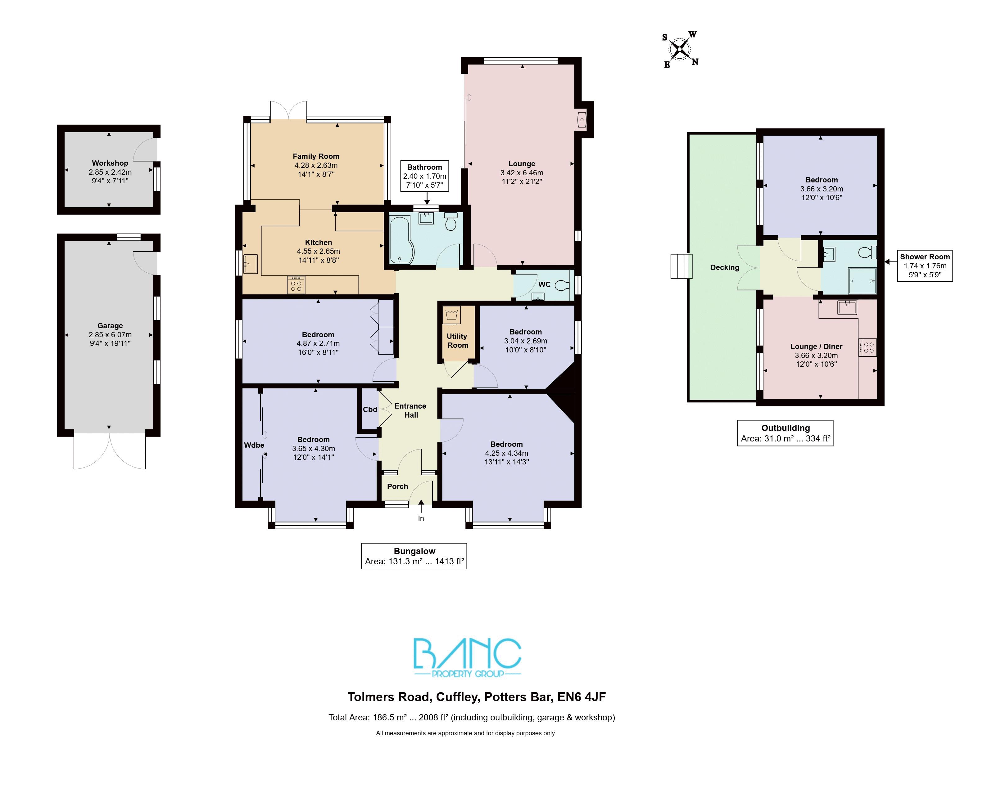 23, Tolmers Road, Cuffley floorplan