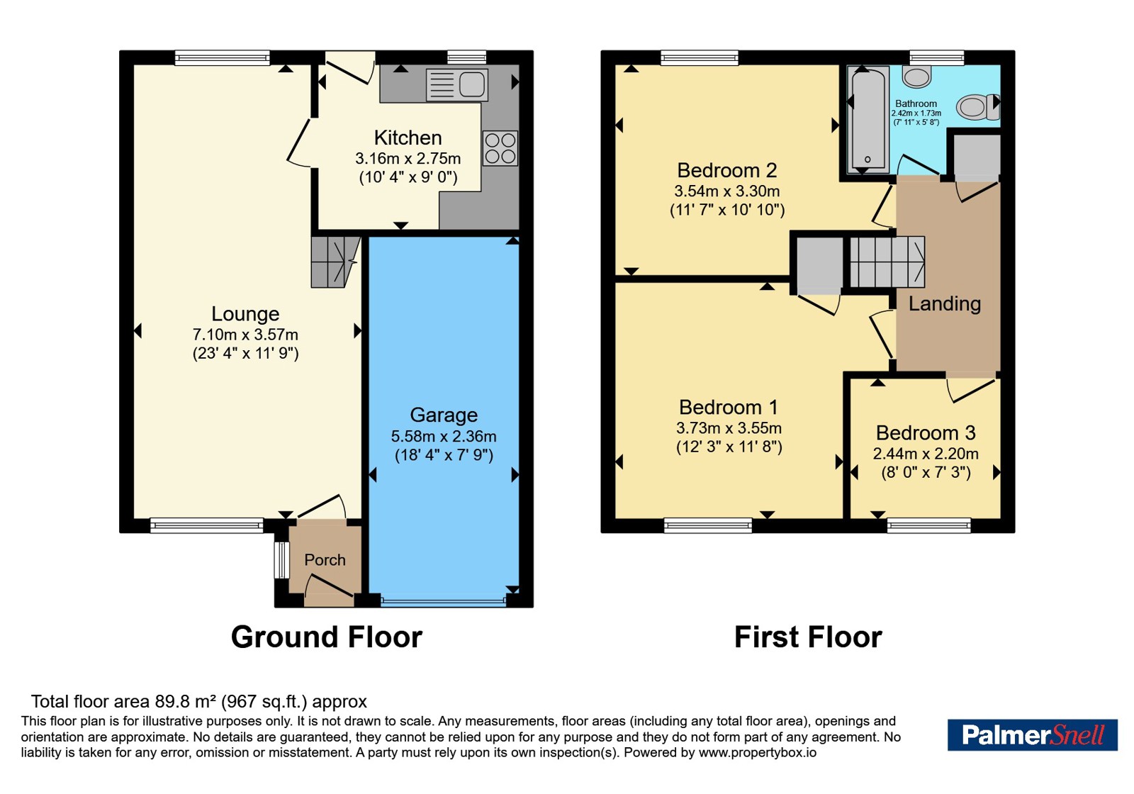 4, Twyford Close, Bournemouth floorplan