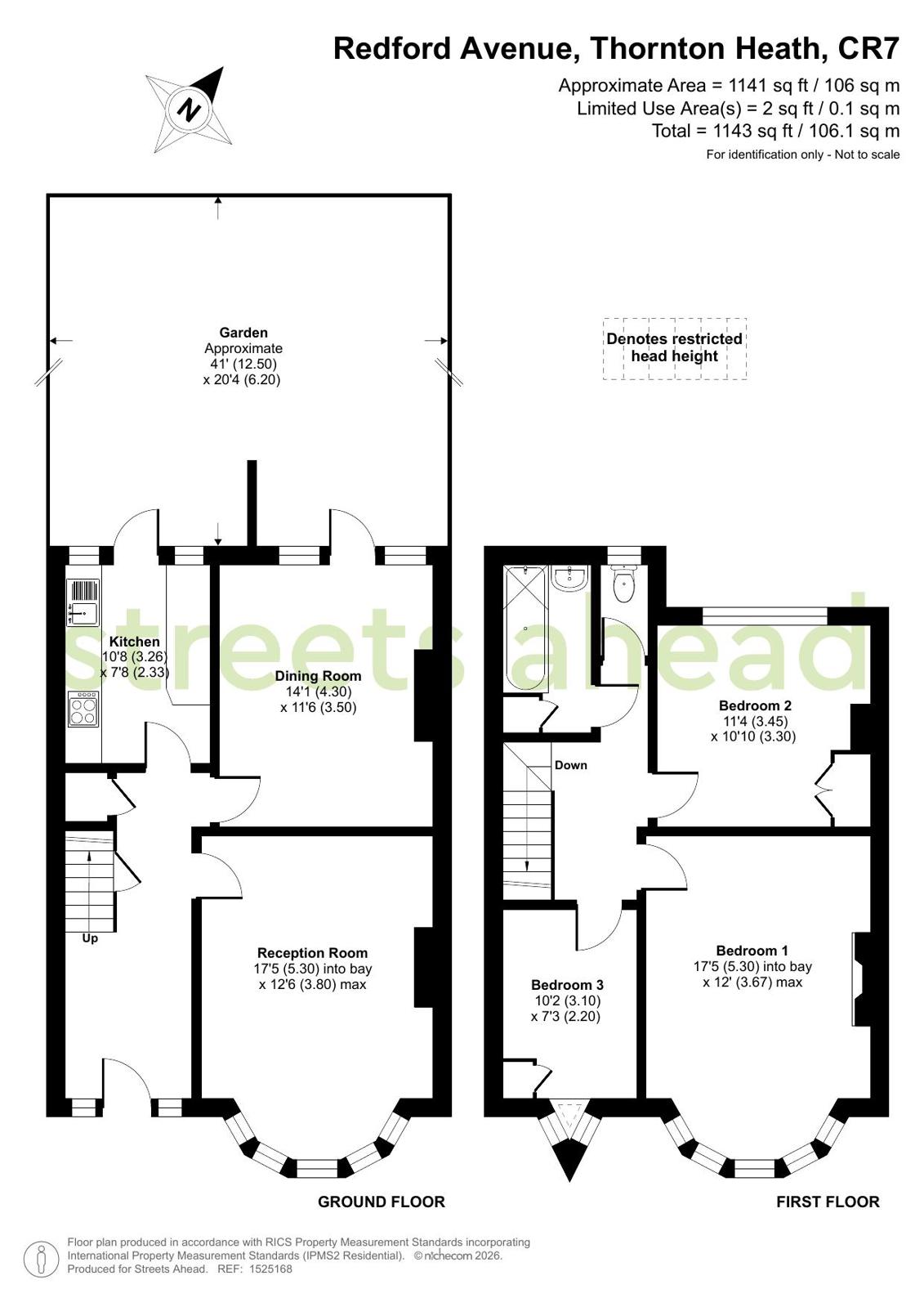 19, Redford Avenue, Thornton Heath floorplan