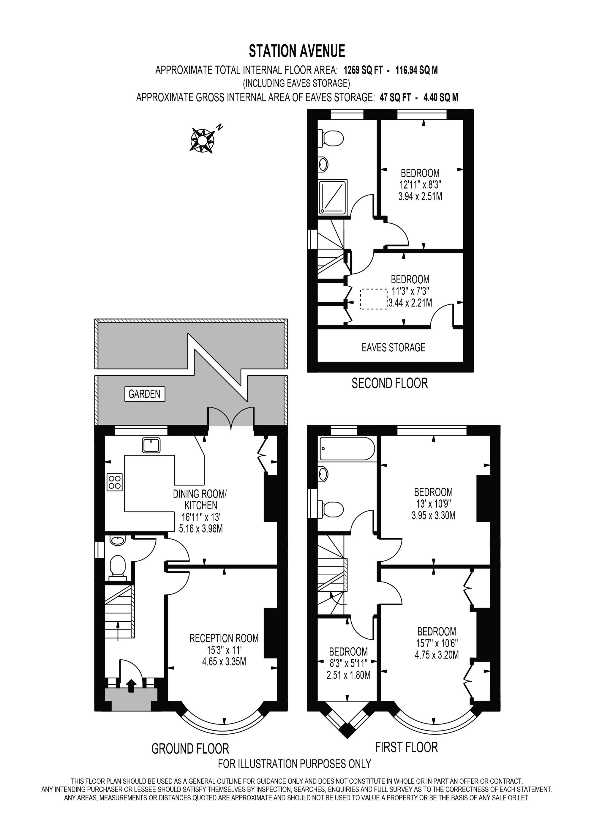 55 Station Avenue, Epsom floorplan