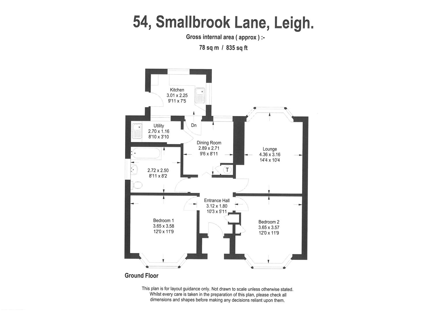 Smallbrook Lane, Leigh WN7, 2 bedroom detached bungalow for sale
