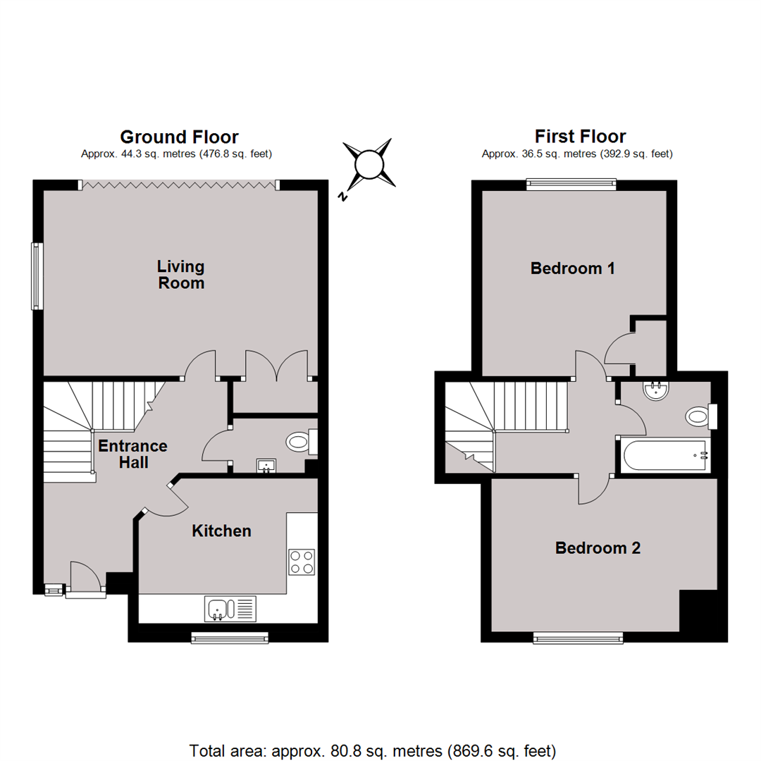 2 Bedrooms Semi-detached house to rent in Millstrood Road, Whitstable CT5