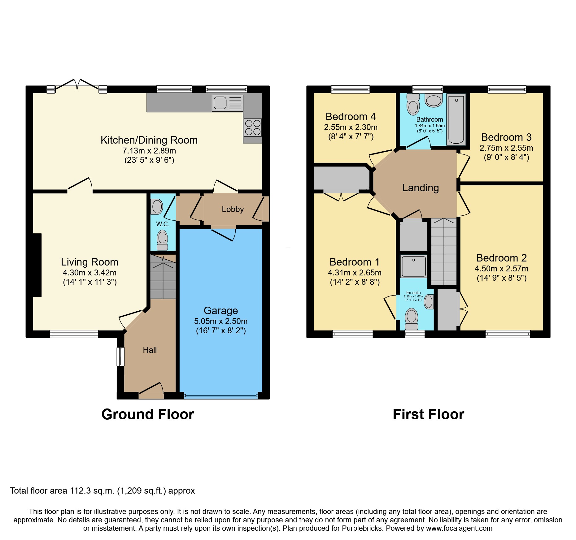 12, Trevose Close, Redcar floorplan