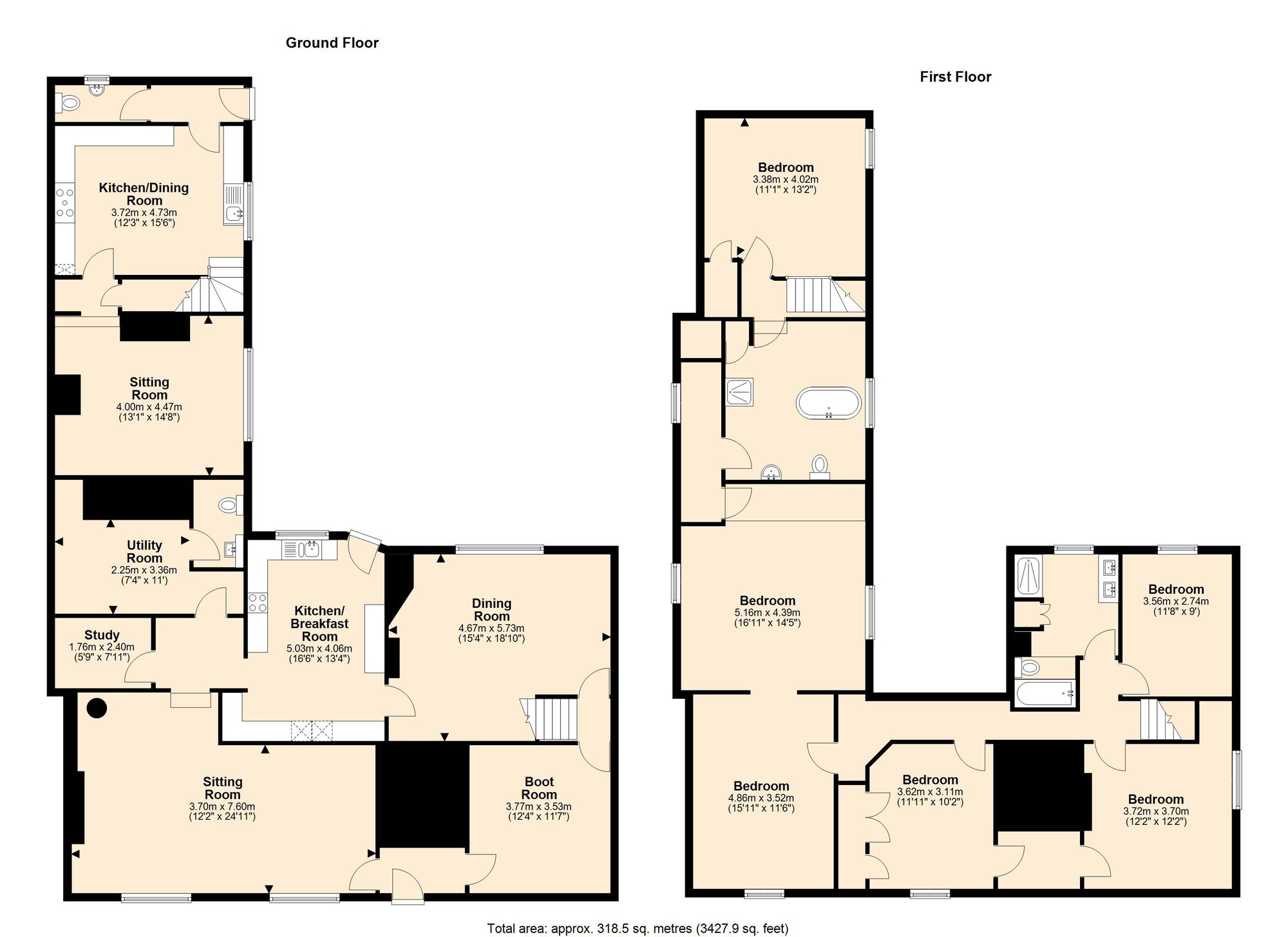 11 Beeches Road, Bury St. Edmunds floorplan