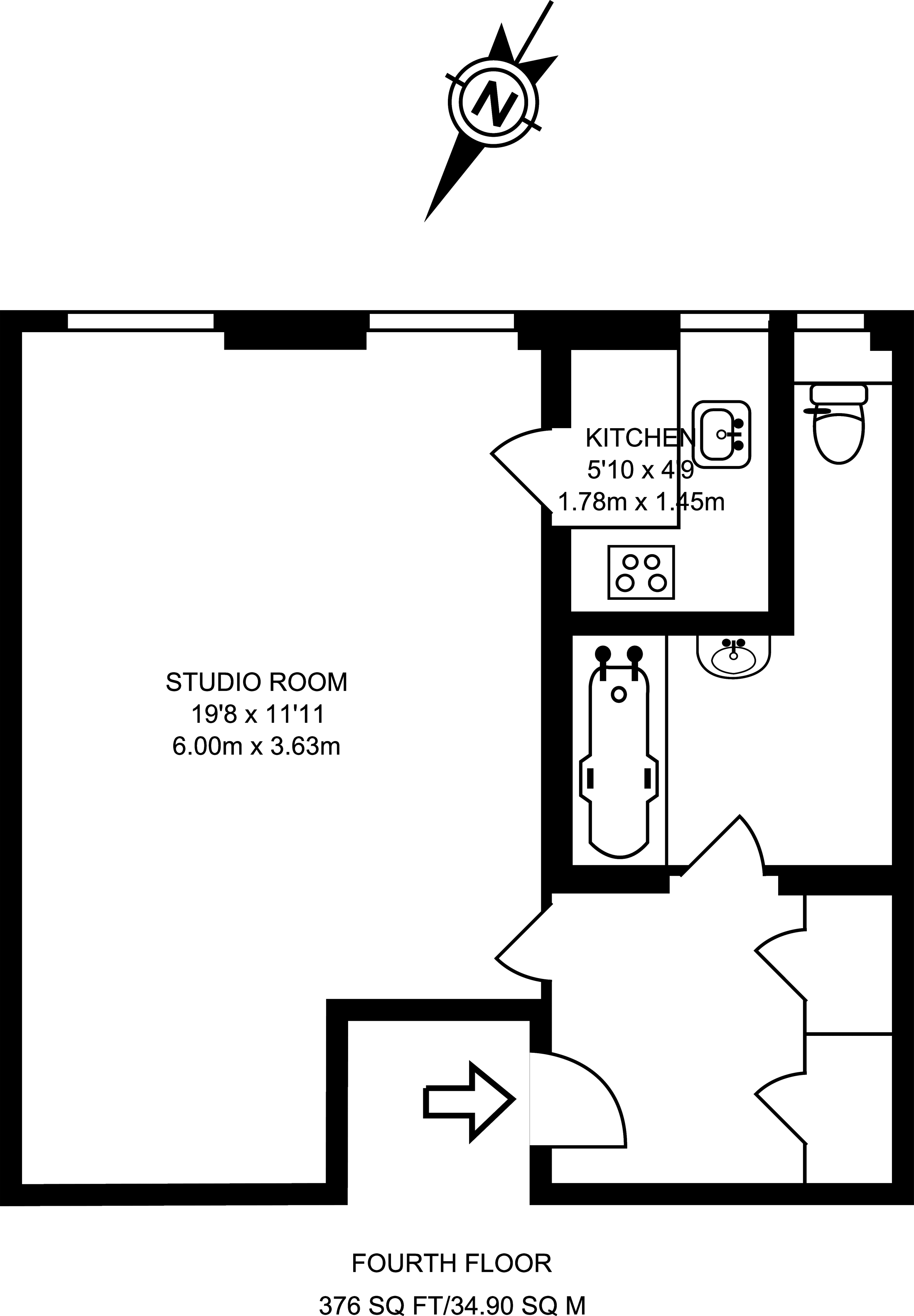 Pembroke Road, Kensington floorplan