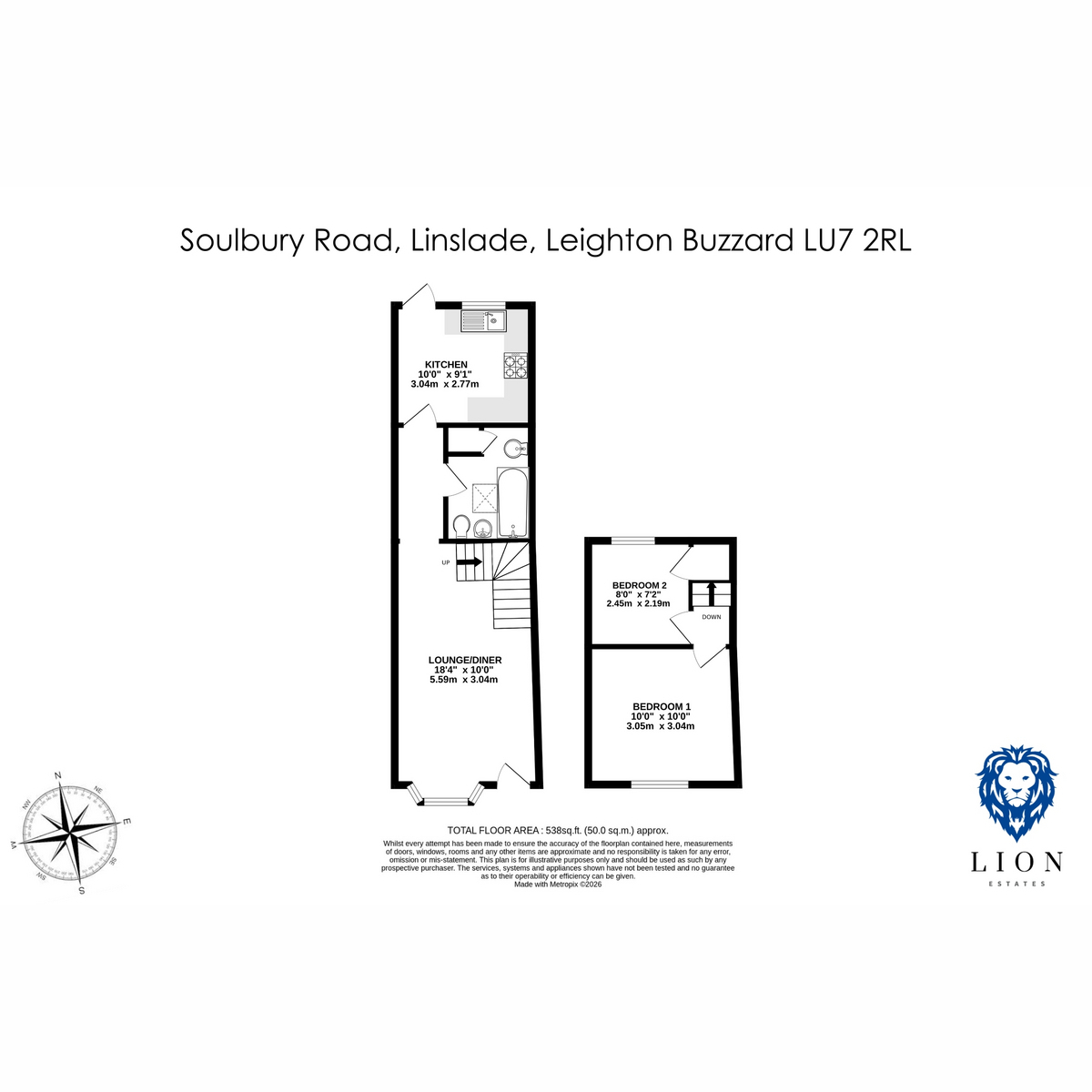 4, Soulbury Road, Leighton Buzzard floorplan