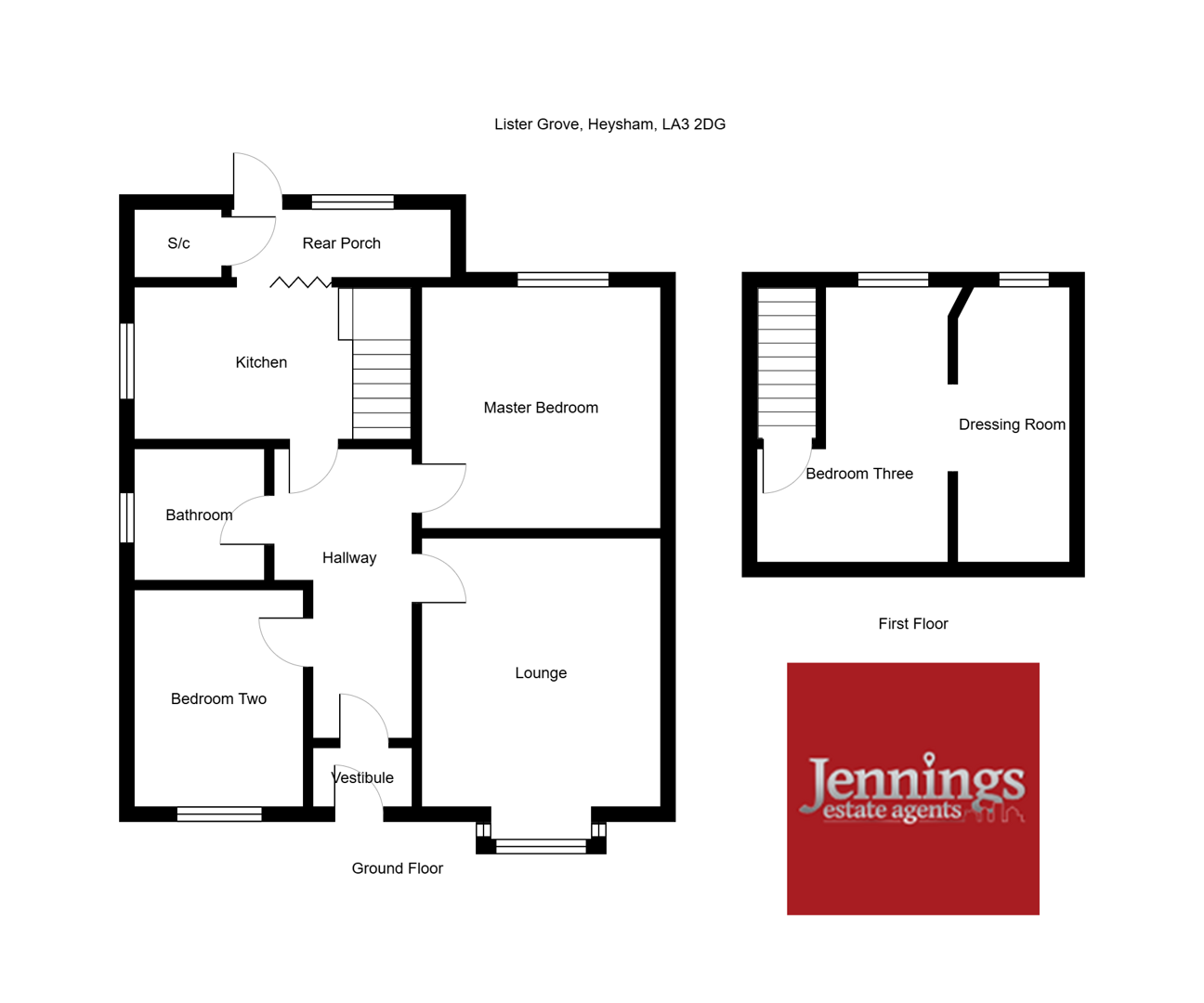 29, Lister Grove, Morecambe floorplan