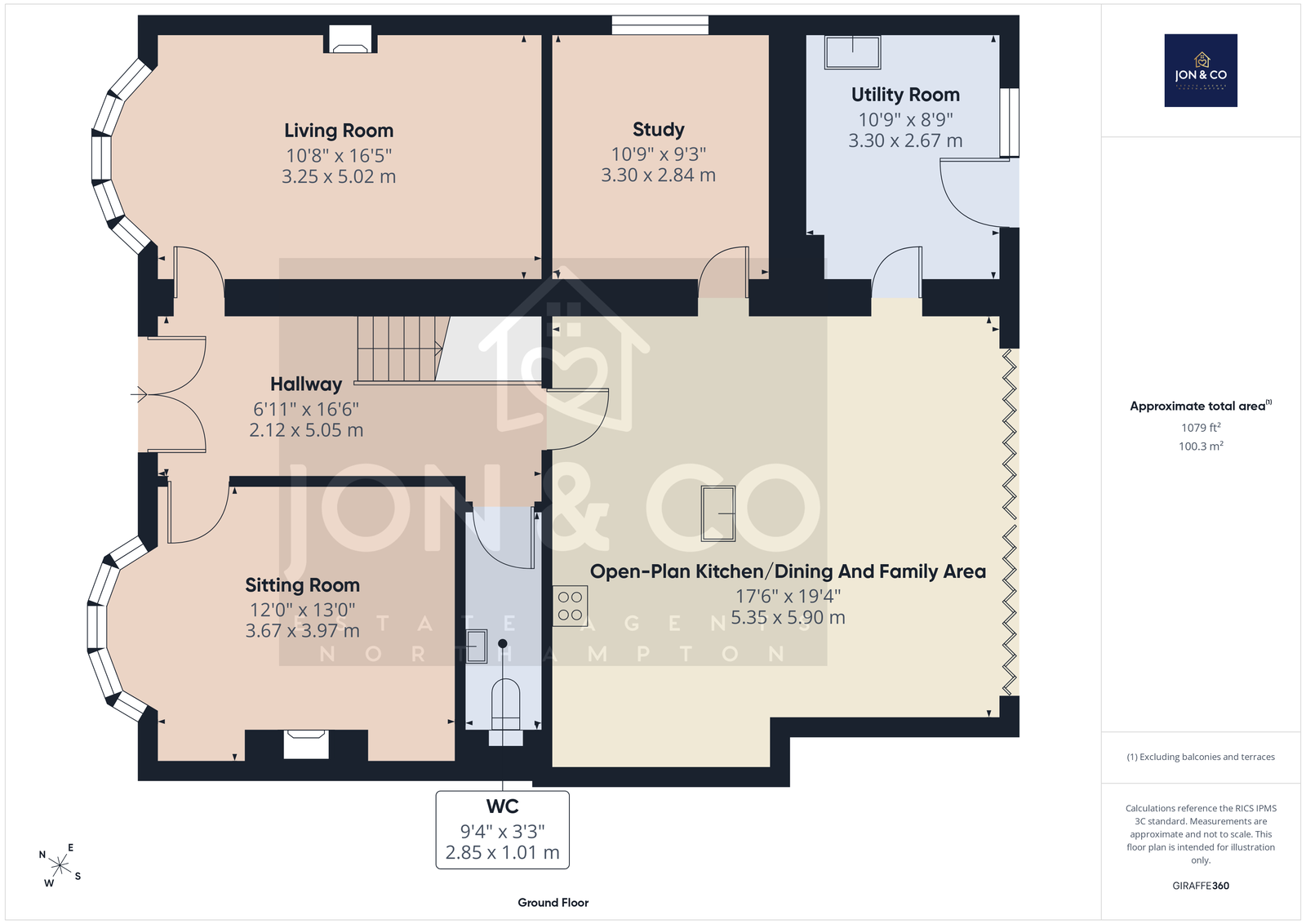 532, Kettering Road North, Northampton floorplan