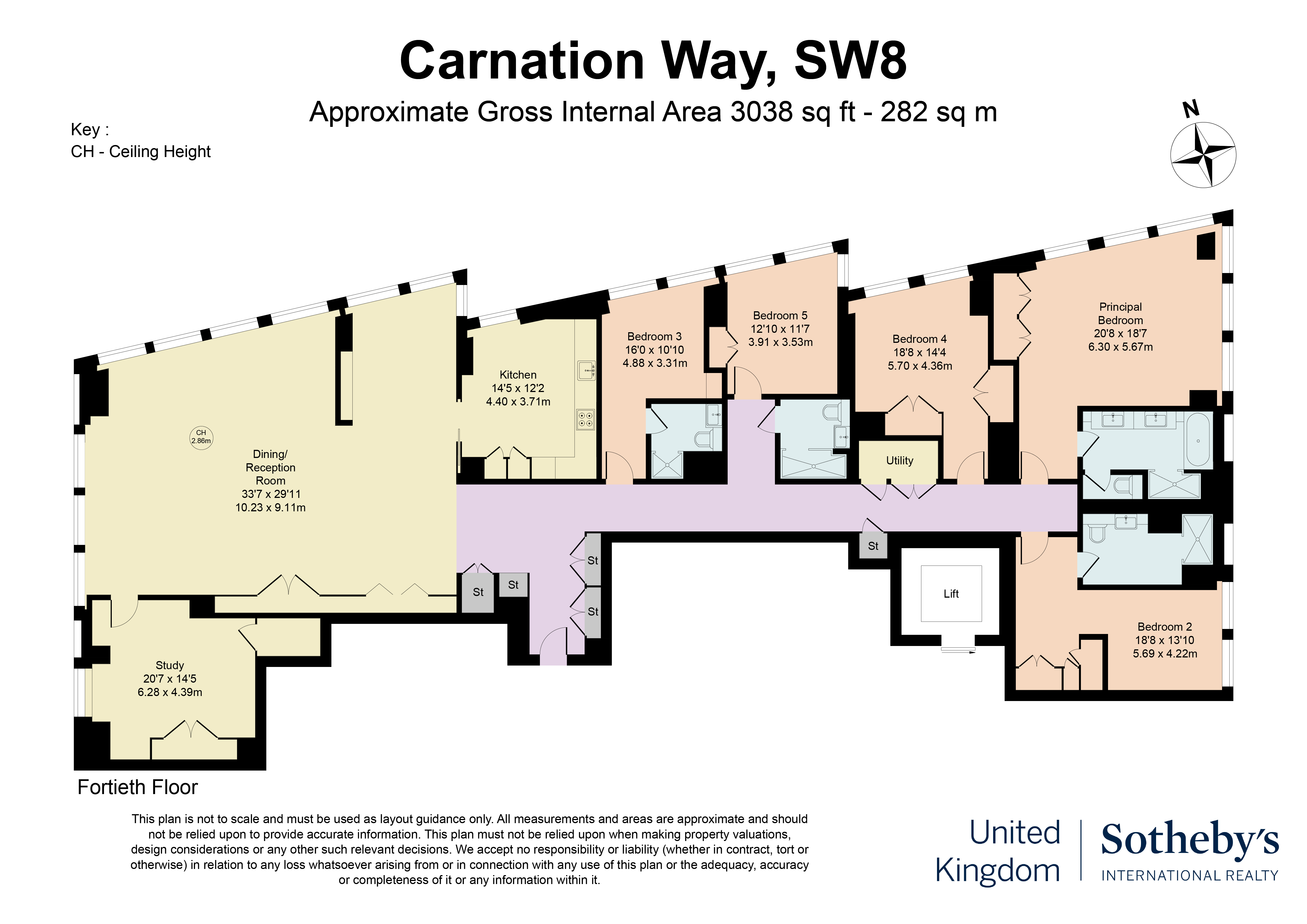 8, 8 Carnation Way, London floorplan