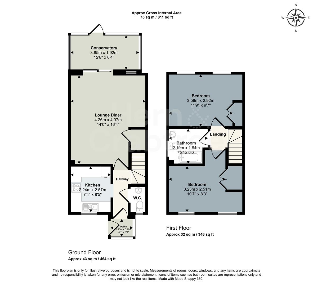 34, Nasturtium Way, Cardiff floorplan