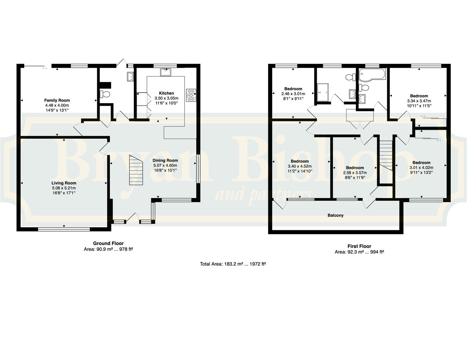3, Turpins Ride, Welwyn floorplan