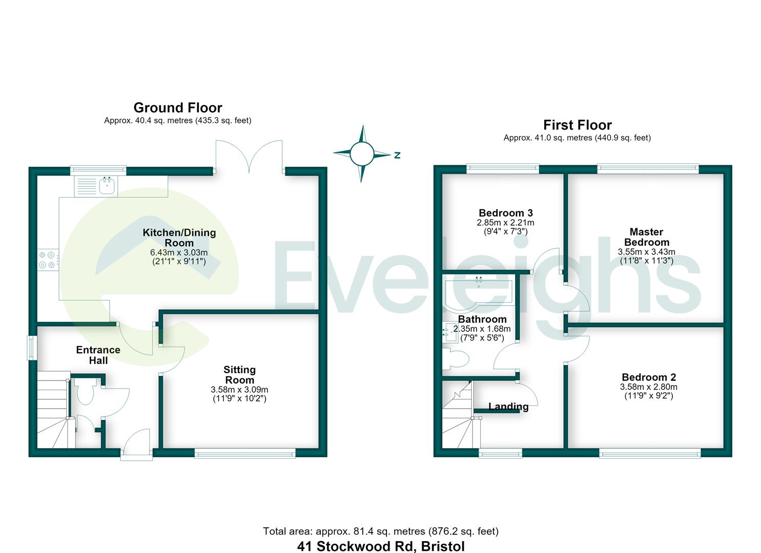 41, Stockwood Road, Bristol floorplan