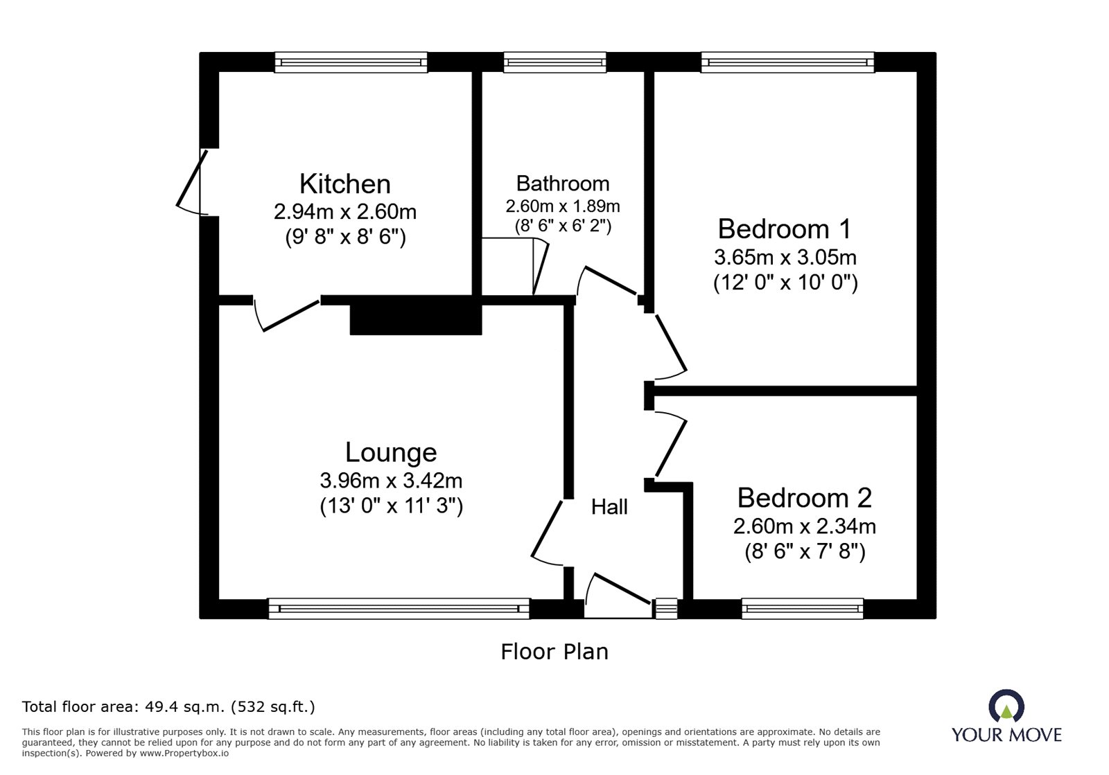 Cottage Lane, Oswestry floorplan