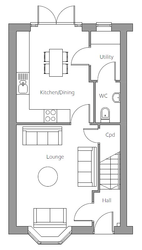 ., The Barlow, Deira Park, Beverley floorplan