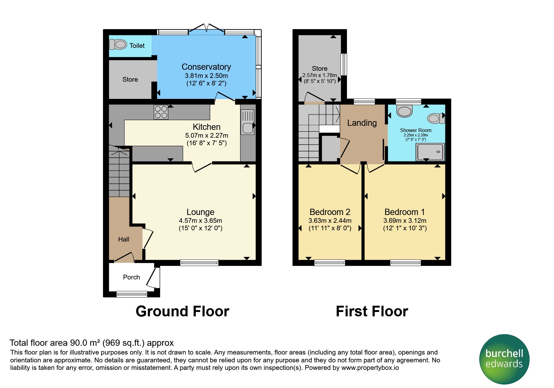 54, Parkside, Belper floorplan