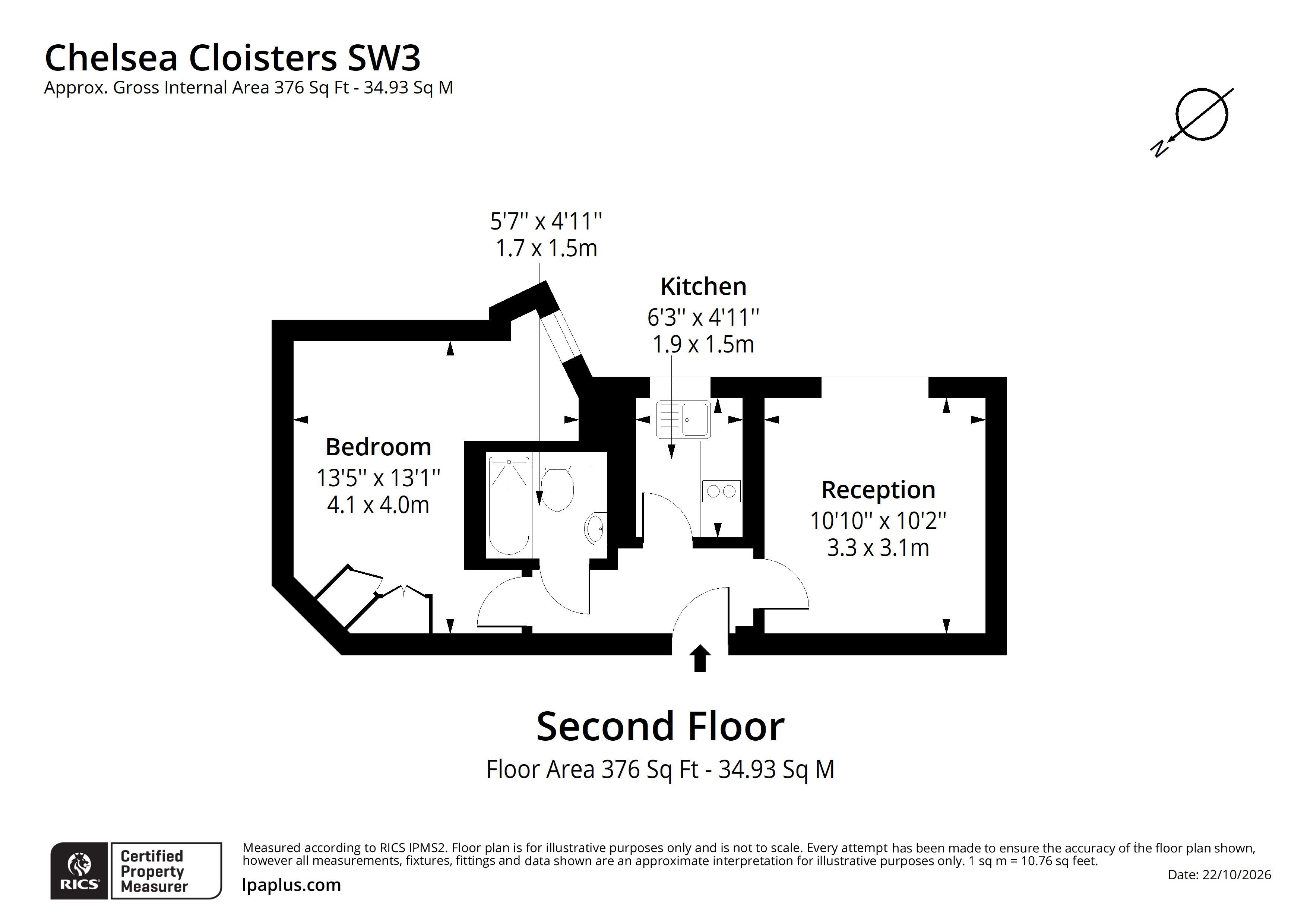 Chelsea Cloisters, London floorplan