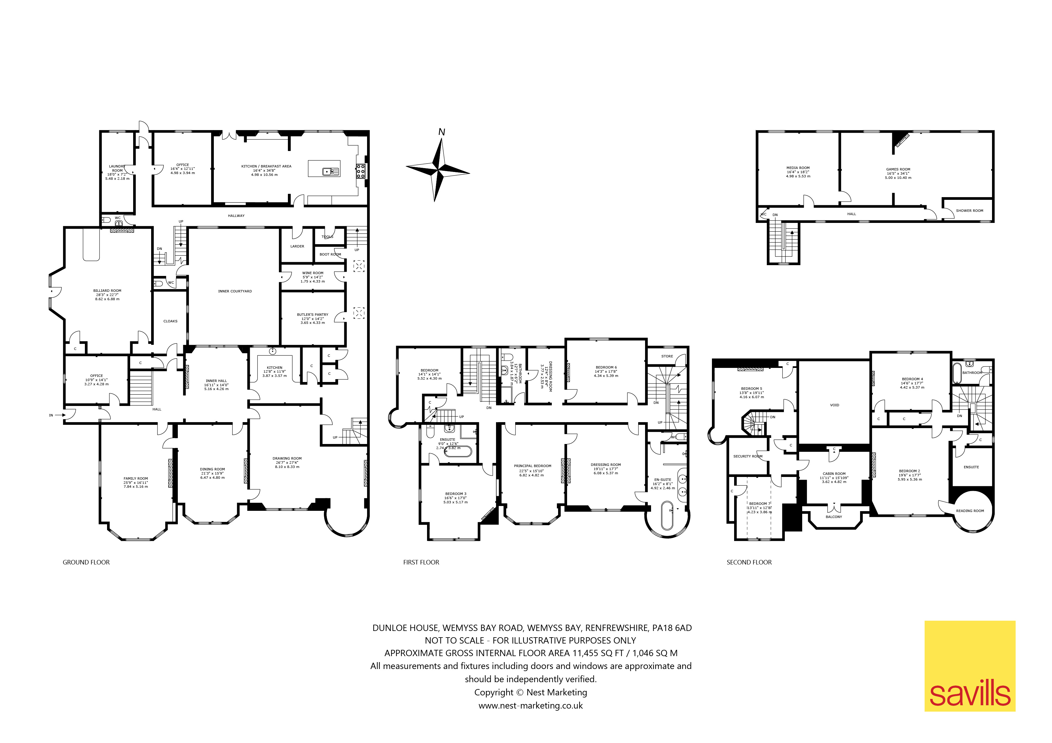 Dunloe House, Wemyss Bay floorplan