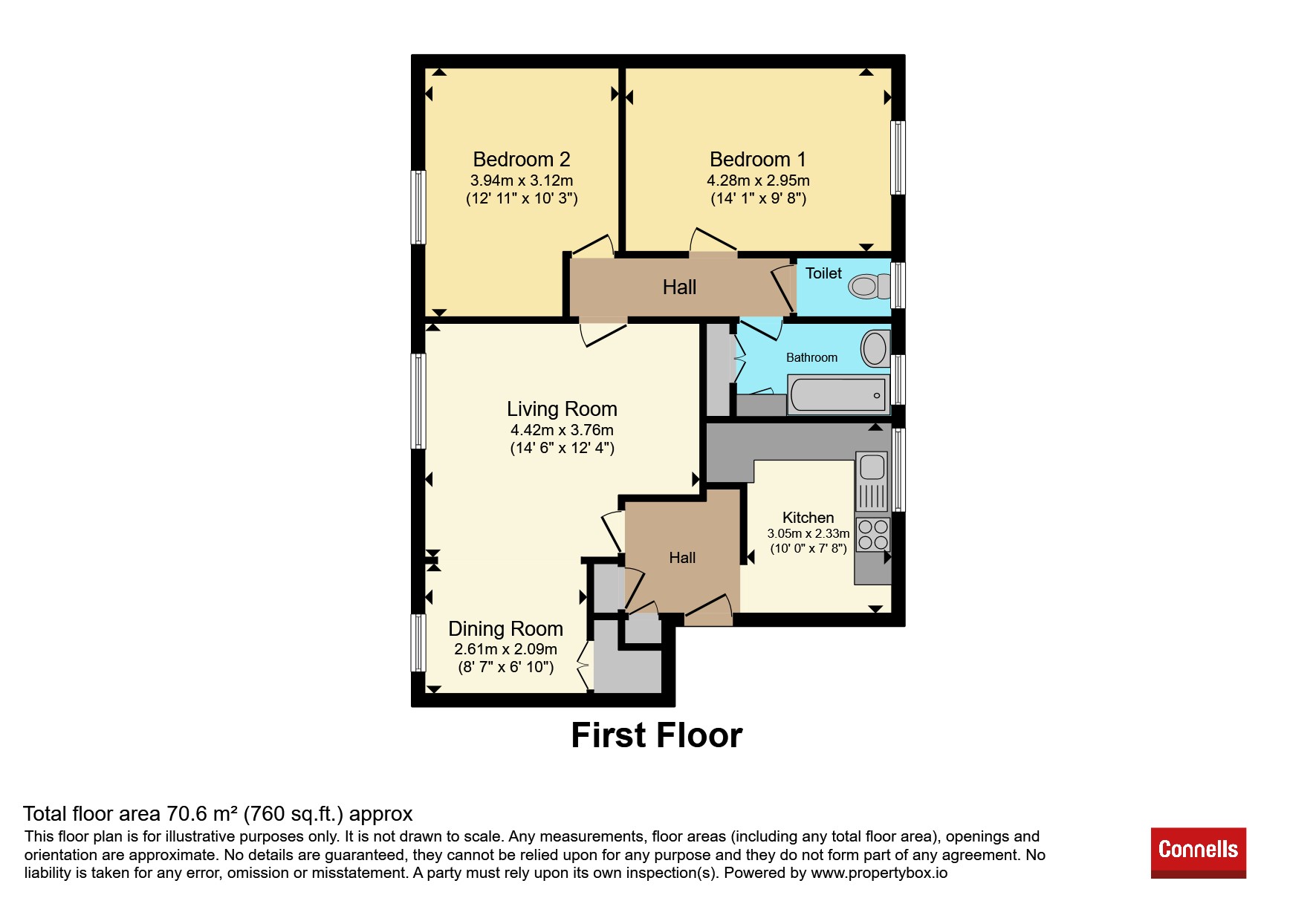 8, Ramsey Close, Bedford floorplan