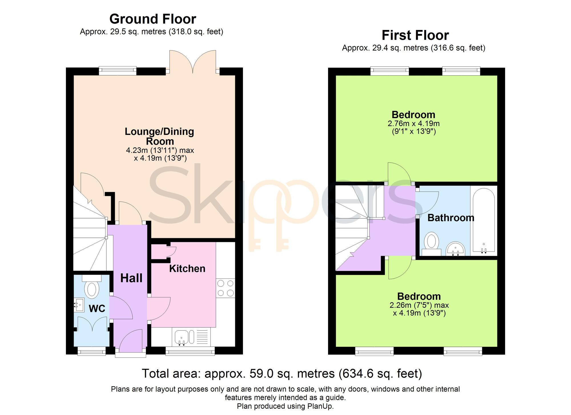 6 The Chestnuts Main Road, Ashford floorplan