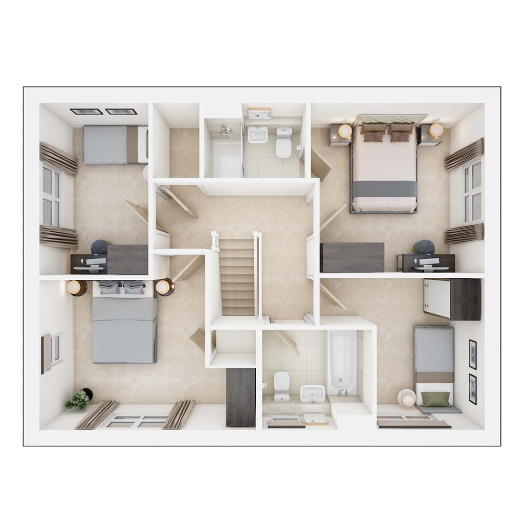 The Plumdale - Plot 18, Ufton Court, Minterne Avenue, Borden, Sittingbourne floorplan