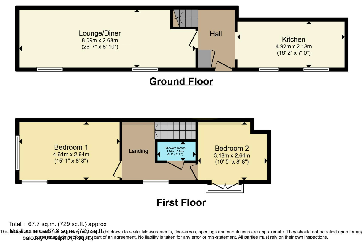 53, Warbreck Avenue, Merseyside floorplan