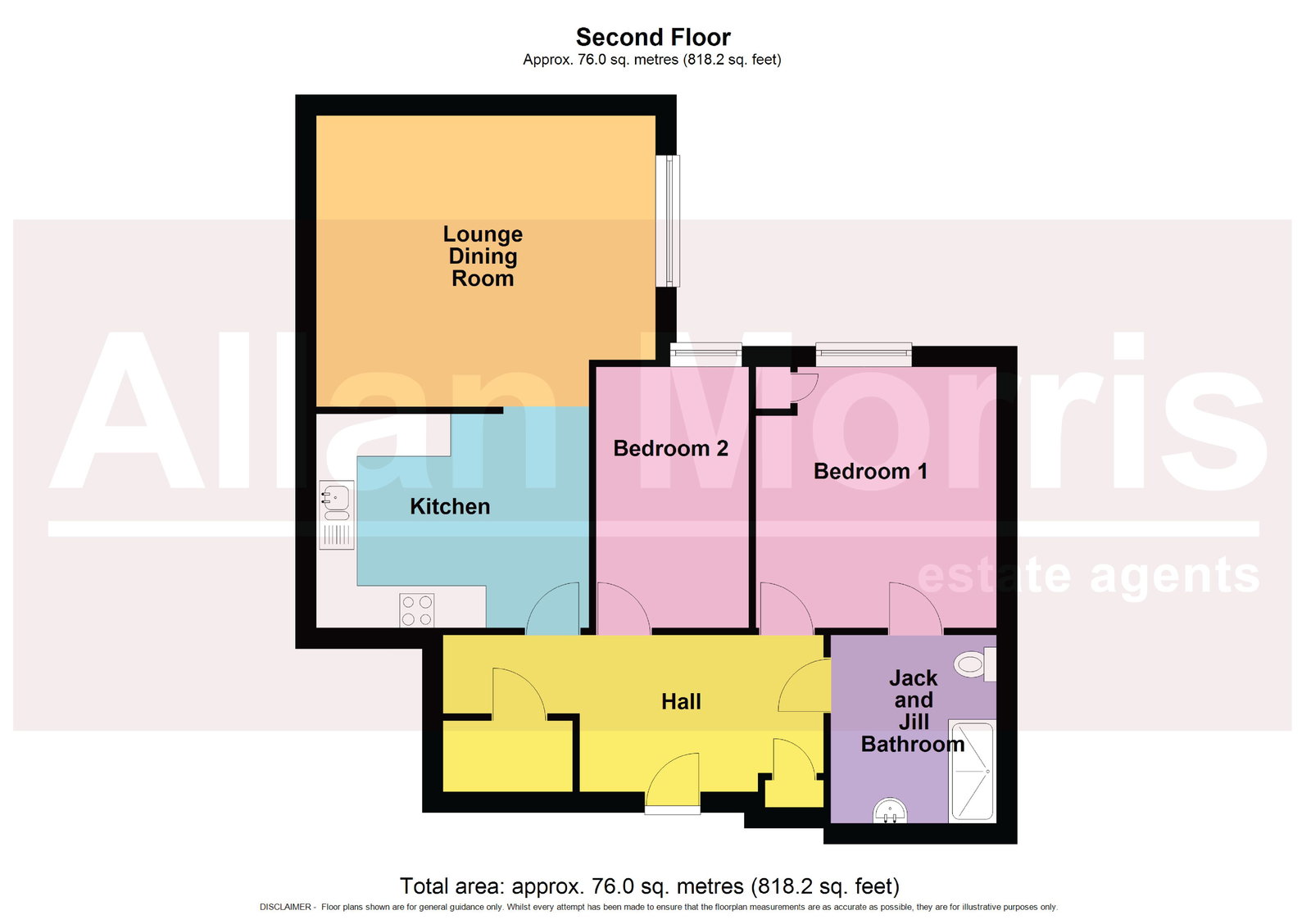 Flat 51 Crookbarrow View, 3 Gotland Road, Worcester floorplan