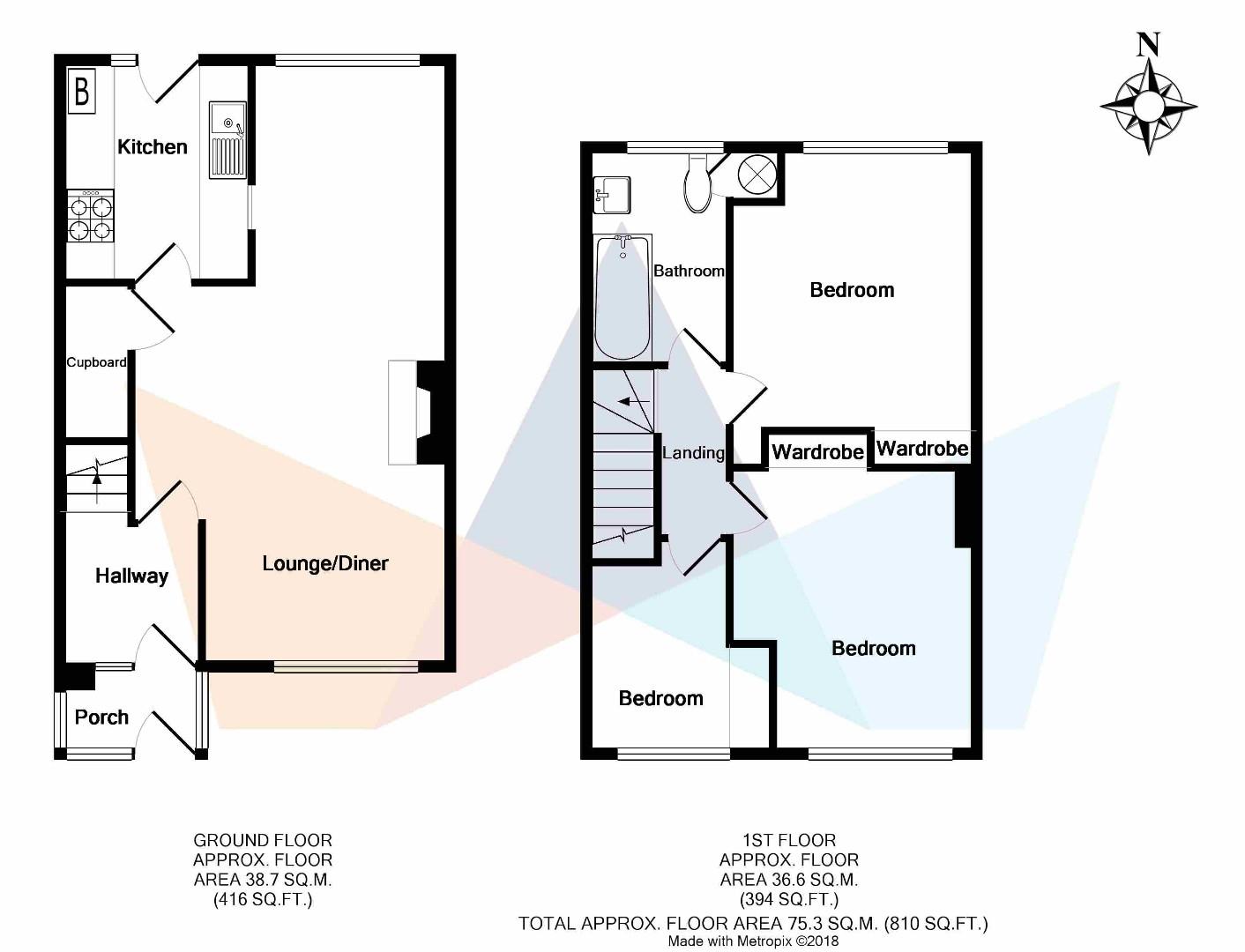 3 Bedrooms End terrace house to rent in Green Dell, Canterbury CT2