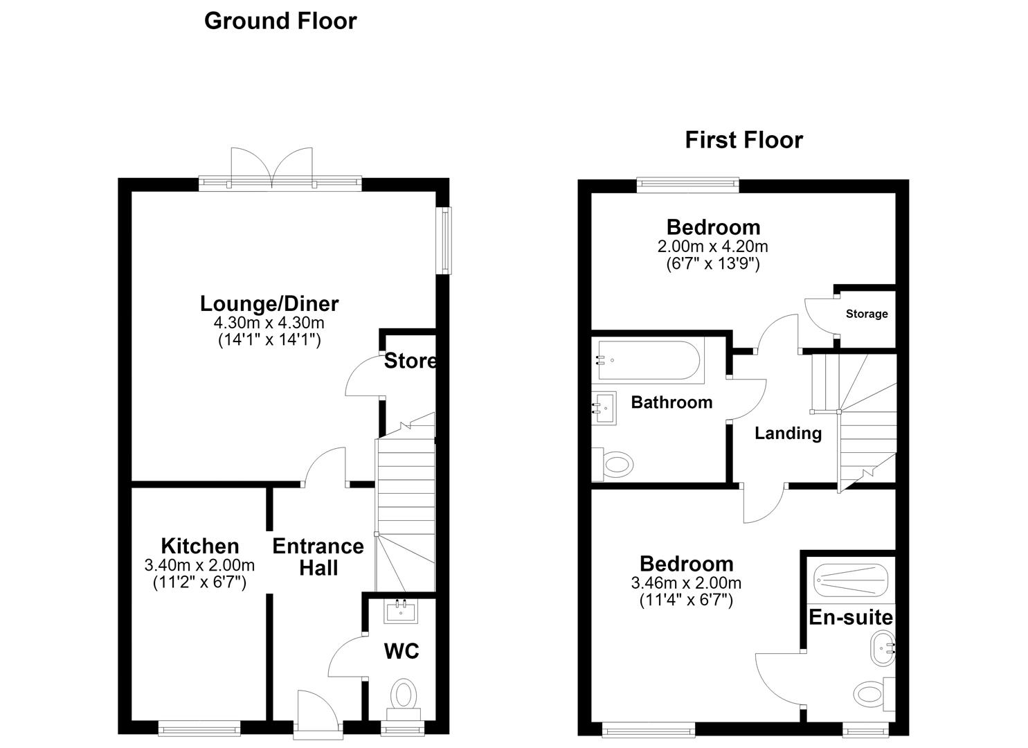 20, Draycote Road, Grays floorplan