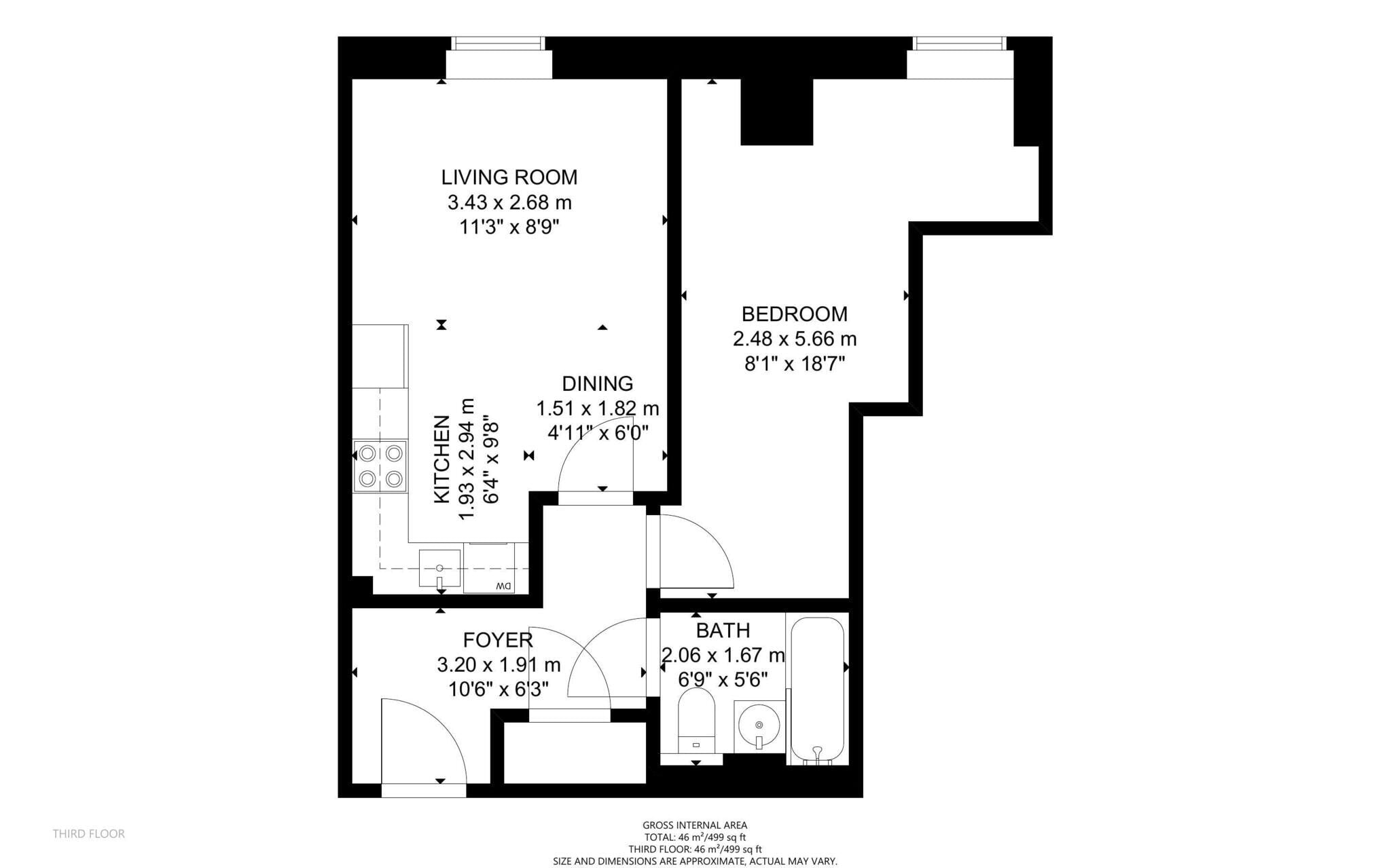 New Horizons Court, Brentford floorplan