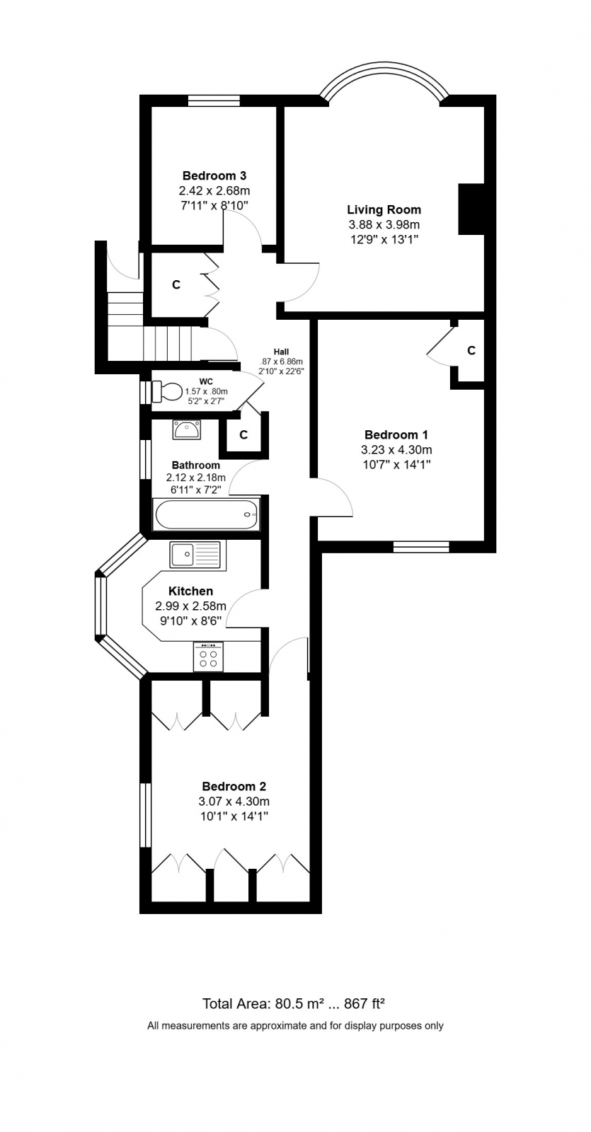 Flat 300A, Kenton Road, Kenton floorplan