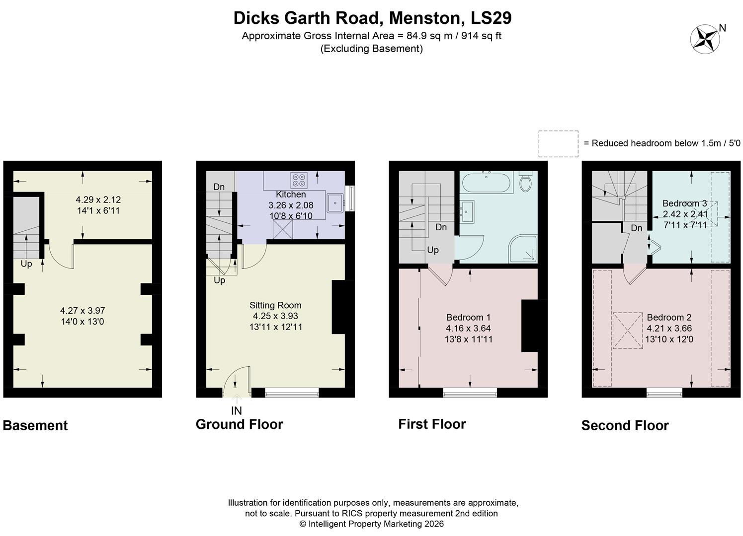 13, Dicks Garth Road, Menston floorplan