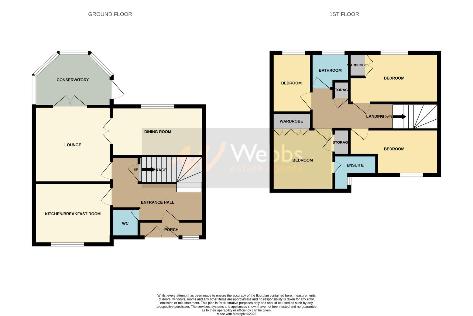 28, Watermint Close, Cannock floorplan