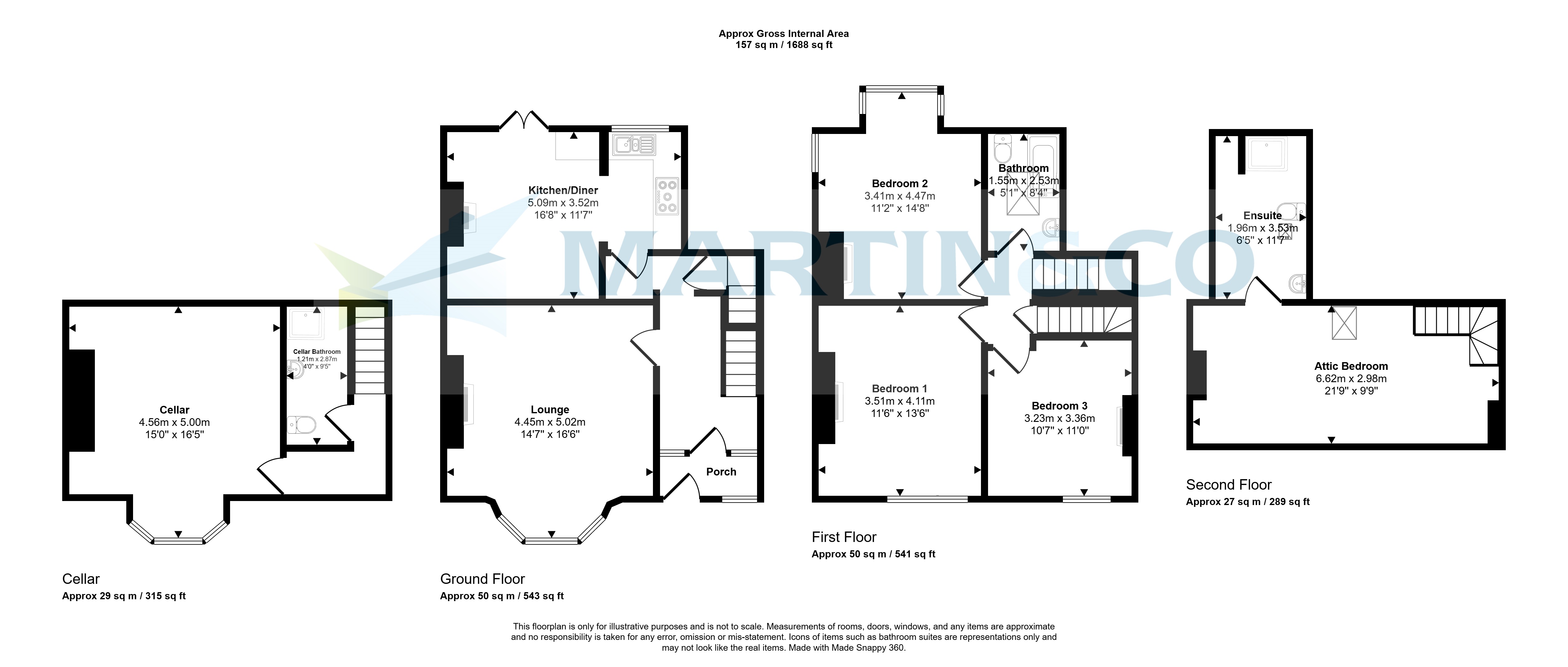 19, Pearson Lane, Bradford floorplan