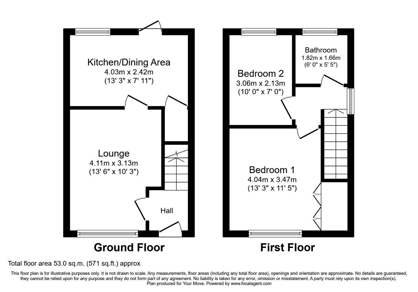 14, Bordeaux Close, West Midlands floorplan