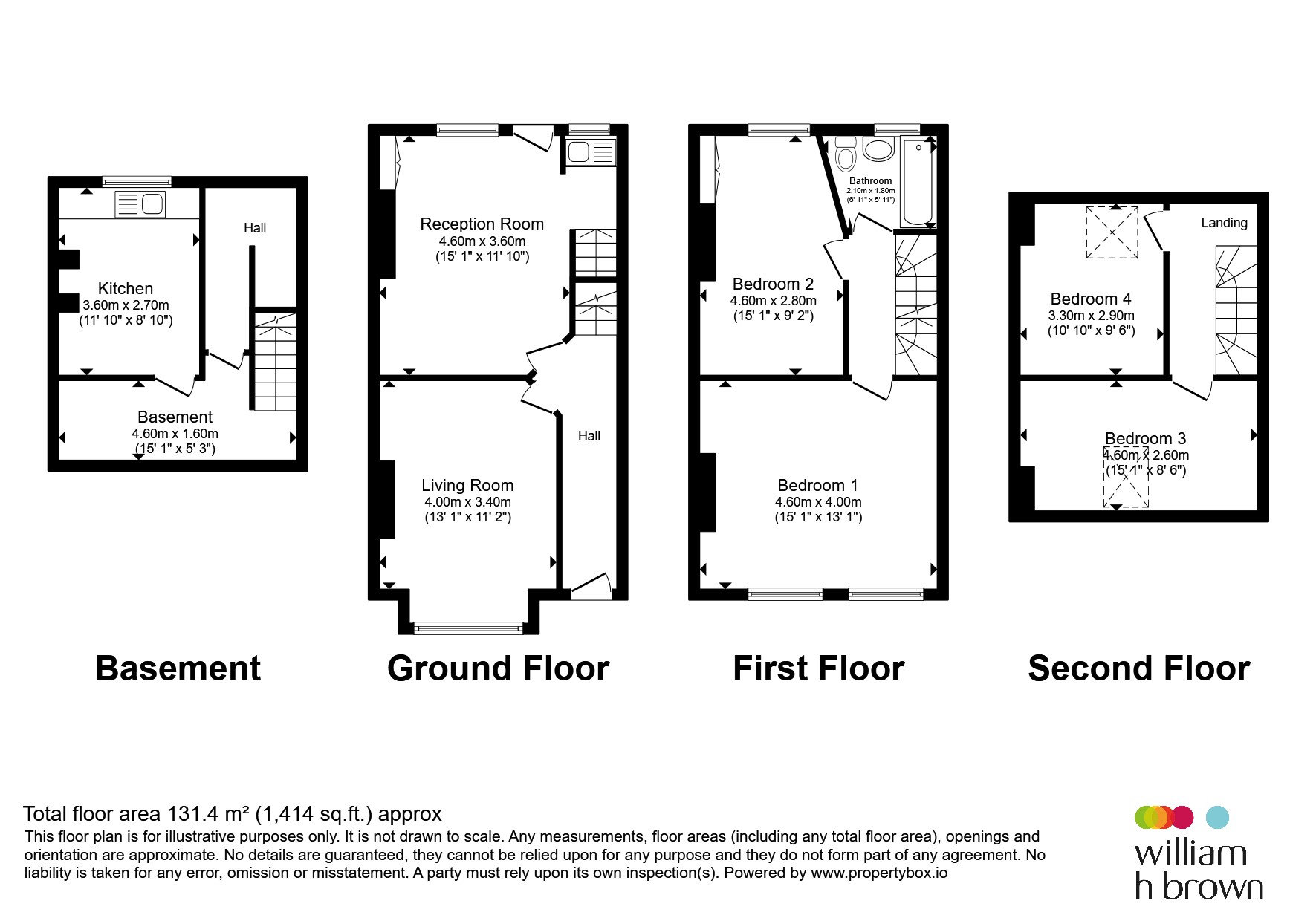33, Hessle Terrace, Leeds floorplan