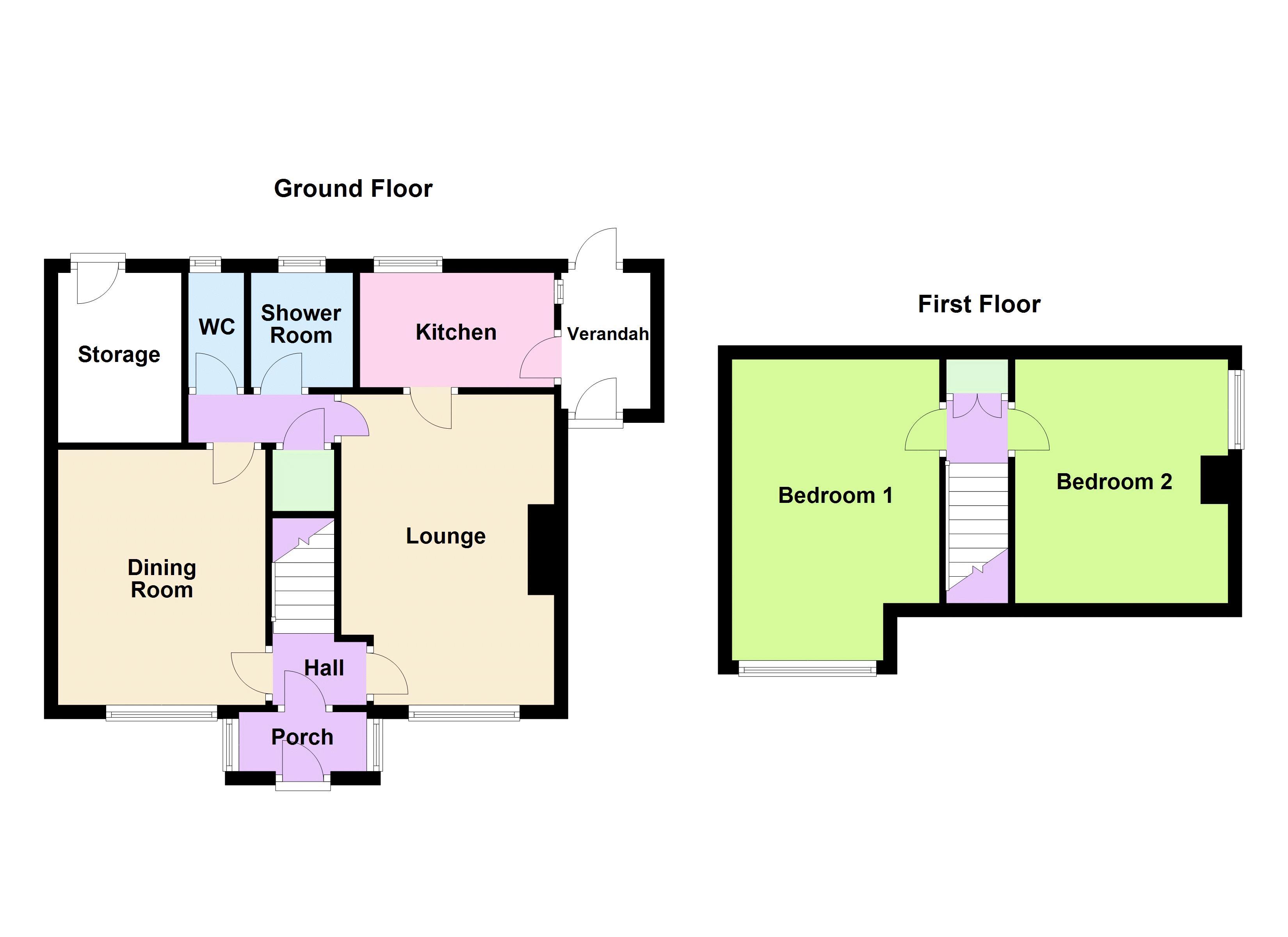 Chatsworth Crescent, Rushall WS4, 2 bedroom semidetached house for