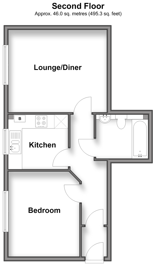 The Crescent Belmont, Sutton floorplan