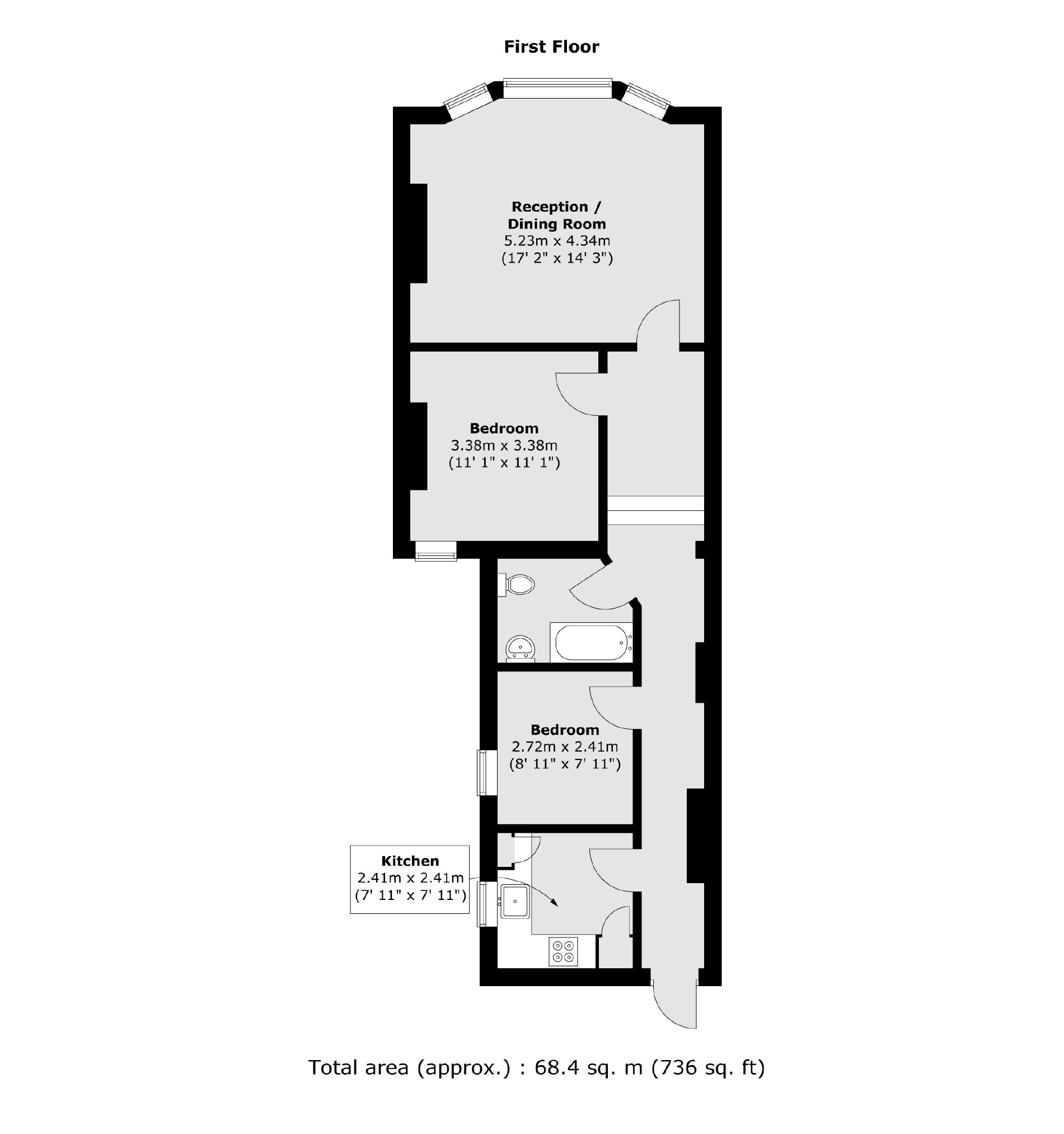 211A, Upper Tooting Road, London floorplan