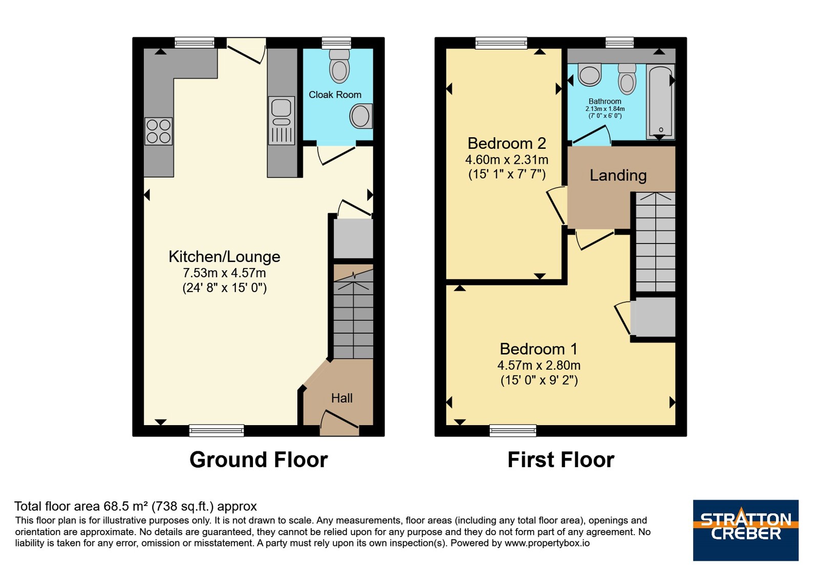 13, Gwel Trenoweth, Redruth floorplan