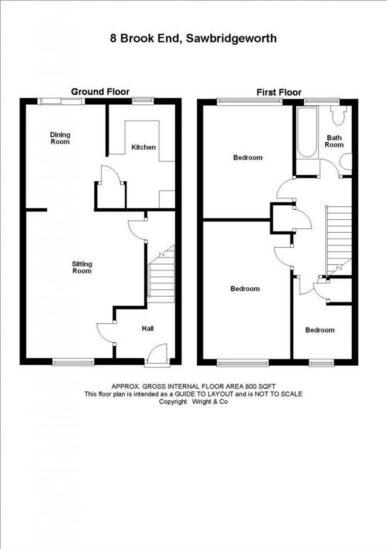 3 Bedrooms Terraced house for sale in Brook End, Sawbridgeworth, Hertfordshire CM21