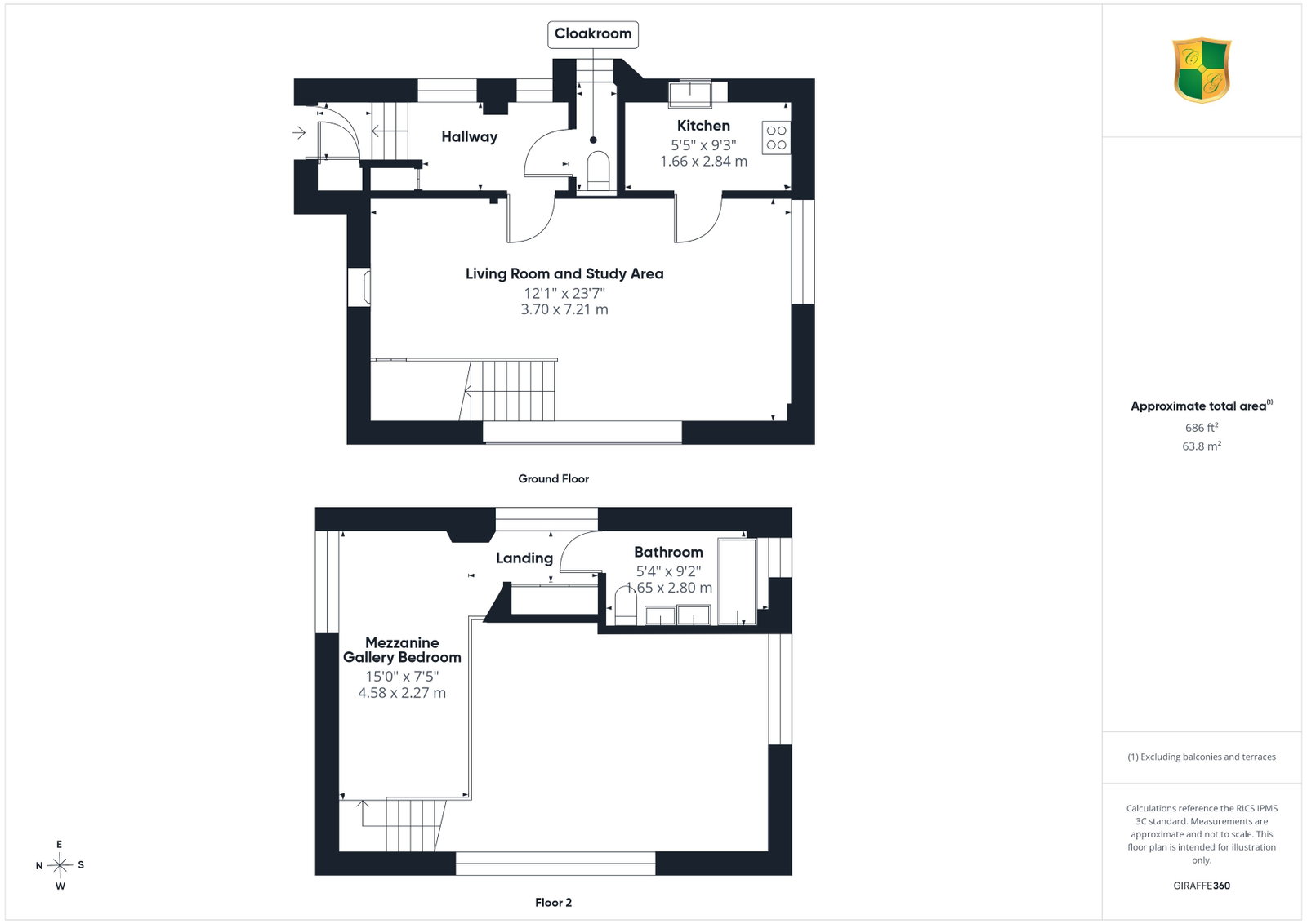 Denne Park, Horsham floorplan