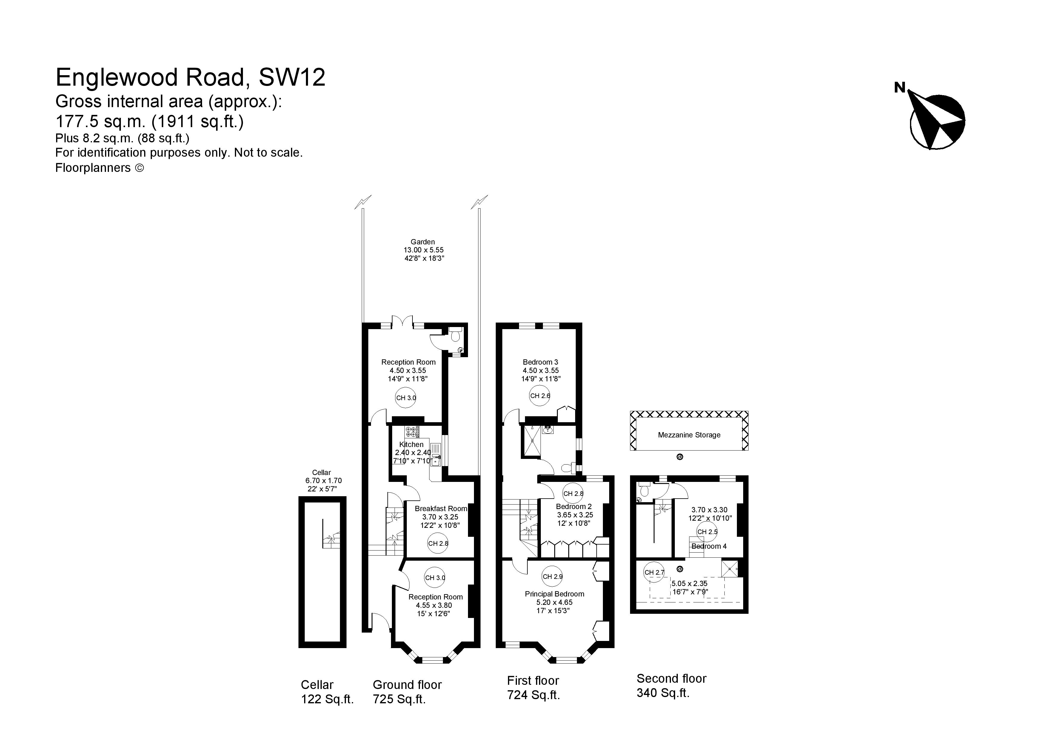 Englewood Road, London, SW12 floorplan