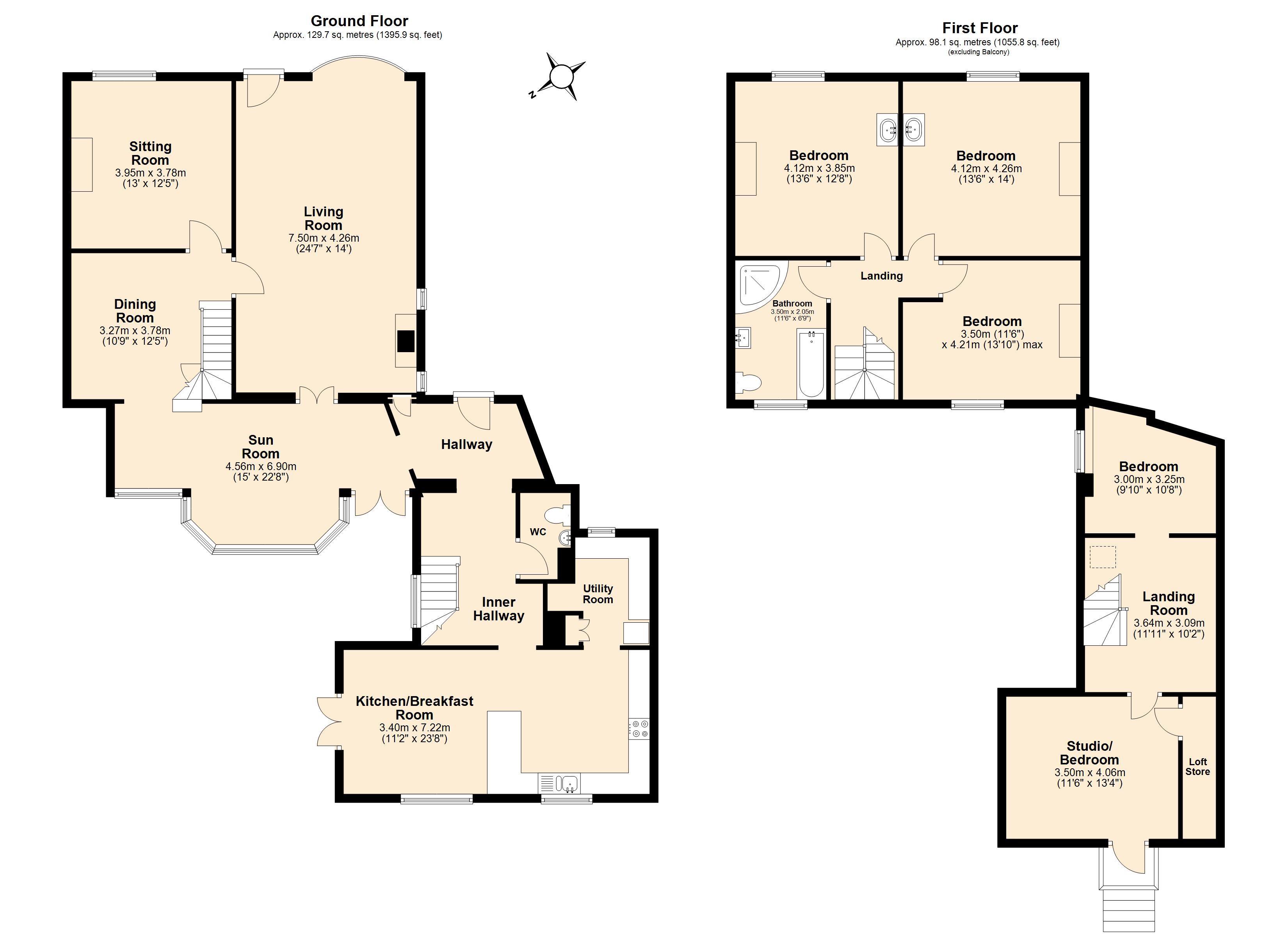 Bourne House, Whitchurch Village Road From A40 To C1250, Ross-on-Wye floorplan